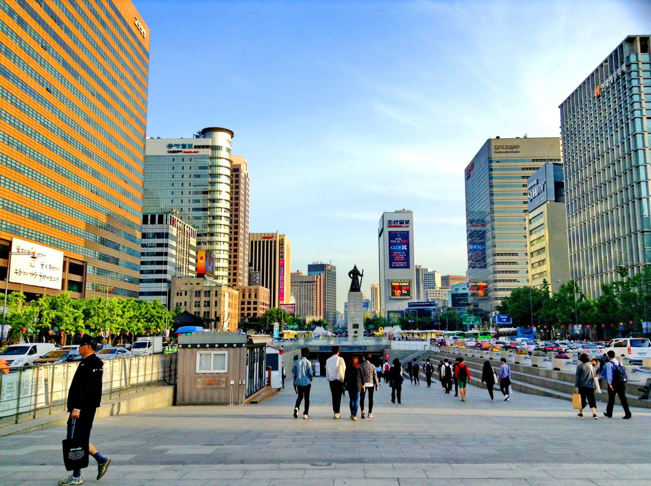 Площадь Кванхвамун Сеул