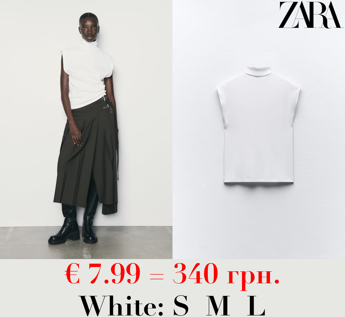 RIBBED COTTON T-SHIRT