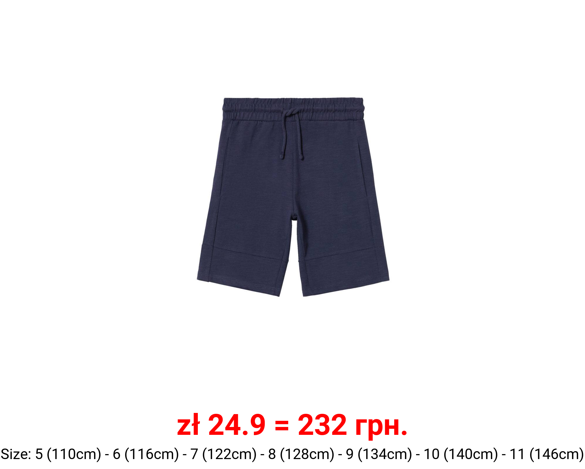 Bermudas jogger algodón