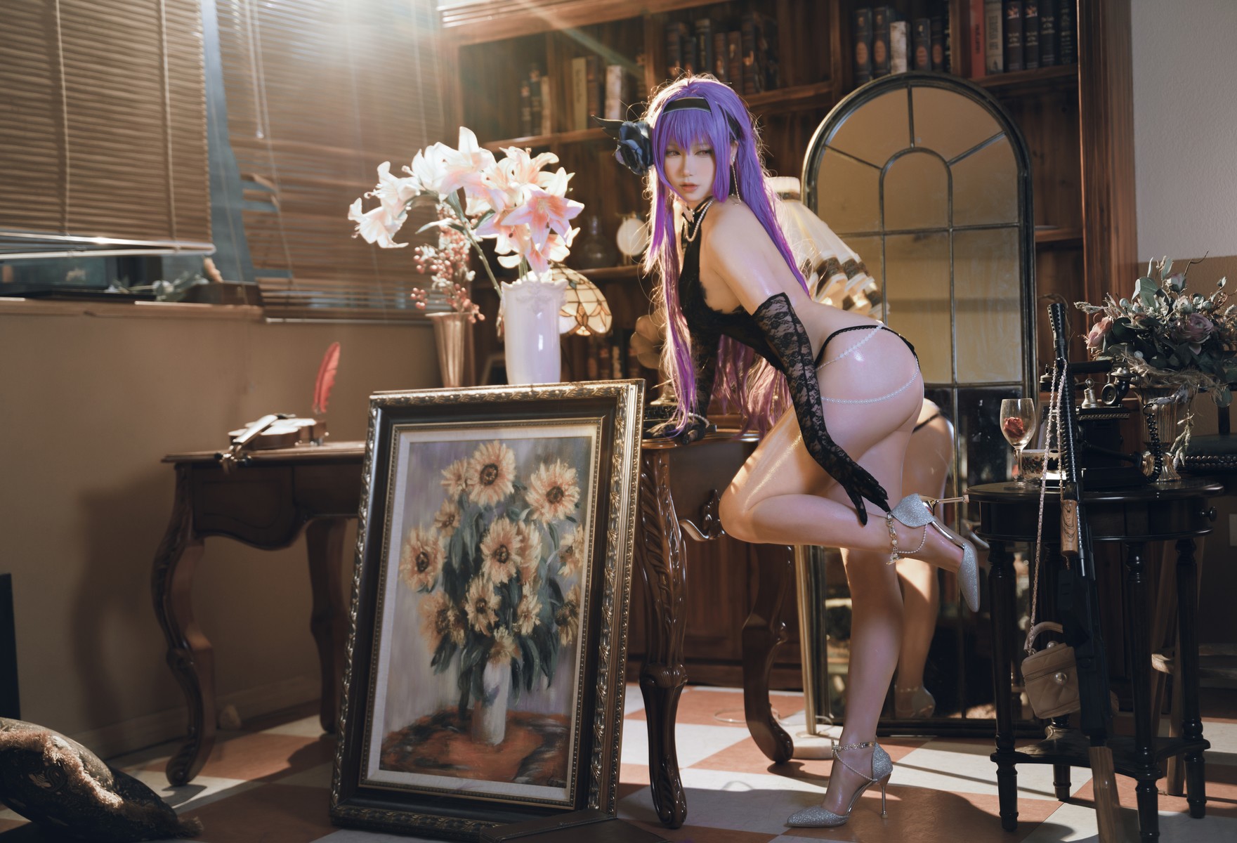 Cosplay 一北亦北 ZB-26 暗蔷摇曳 13