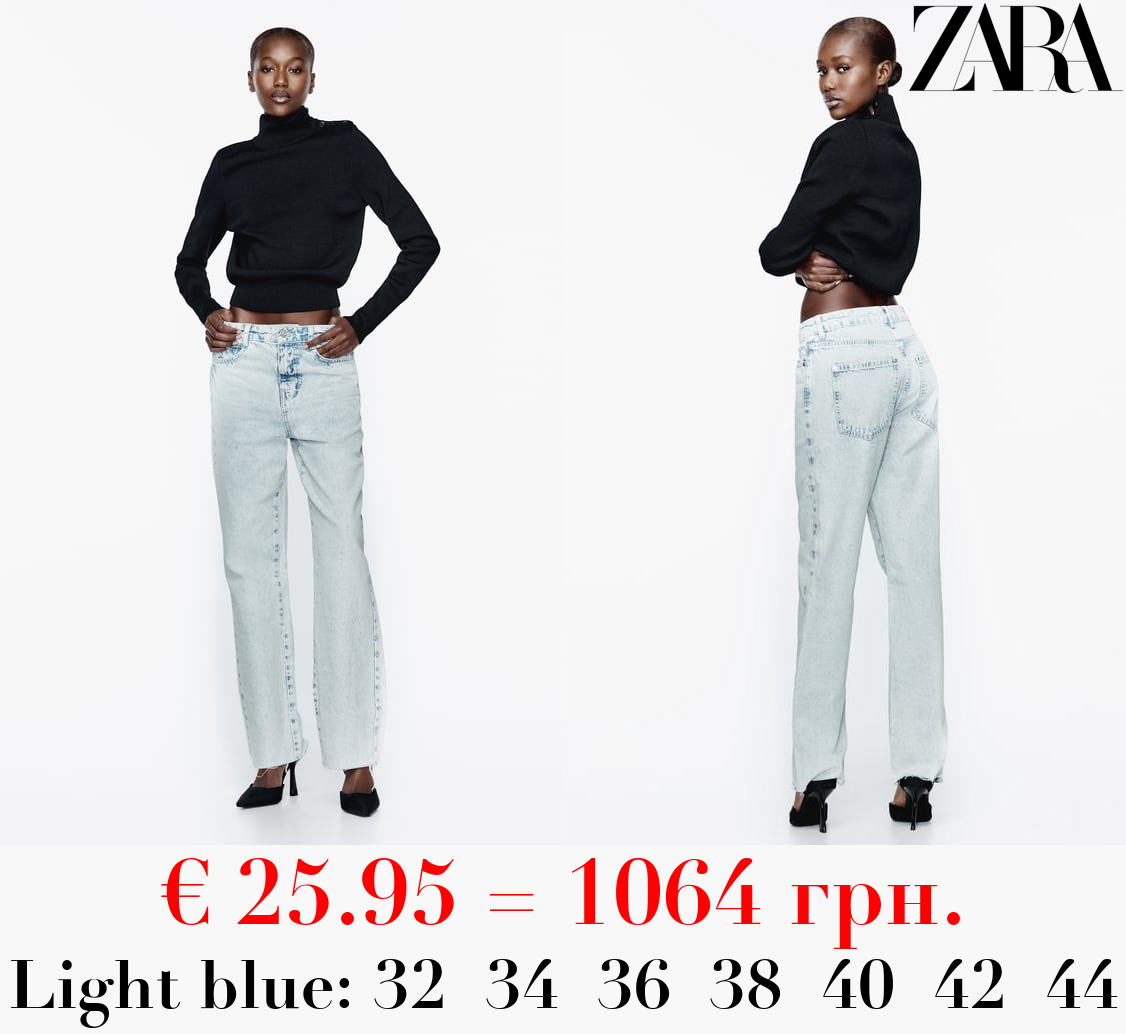 Z1975 STRAIGHT HIGH-WAIST CROPPED JEANS