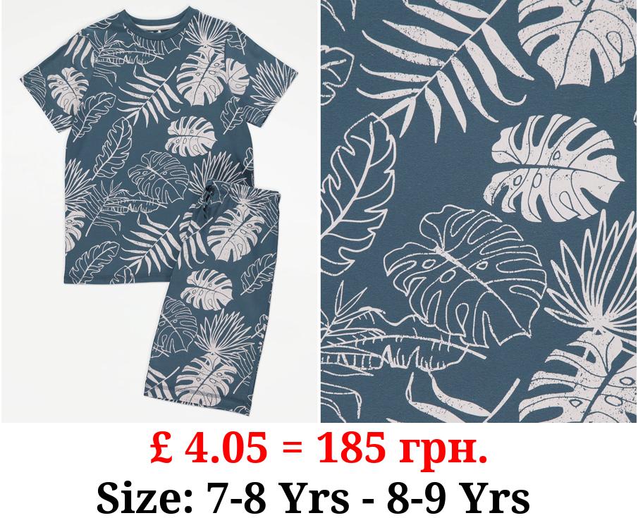 Palm Print Short Pyjamas