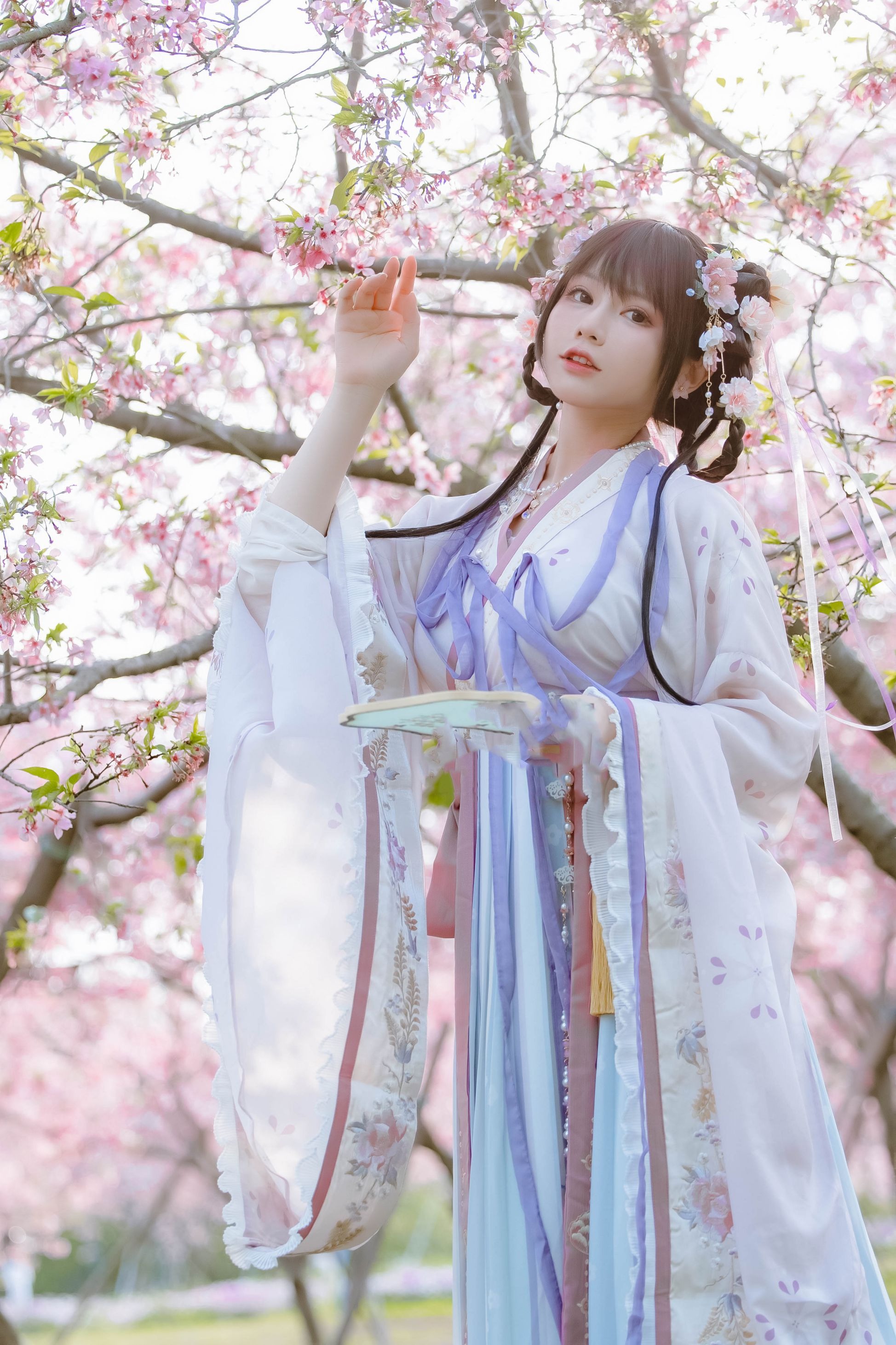 喵子Nyako - 樱花汉服 花神祈愿 [52P-219MB] 23
