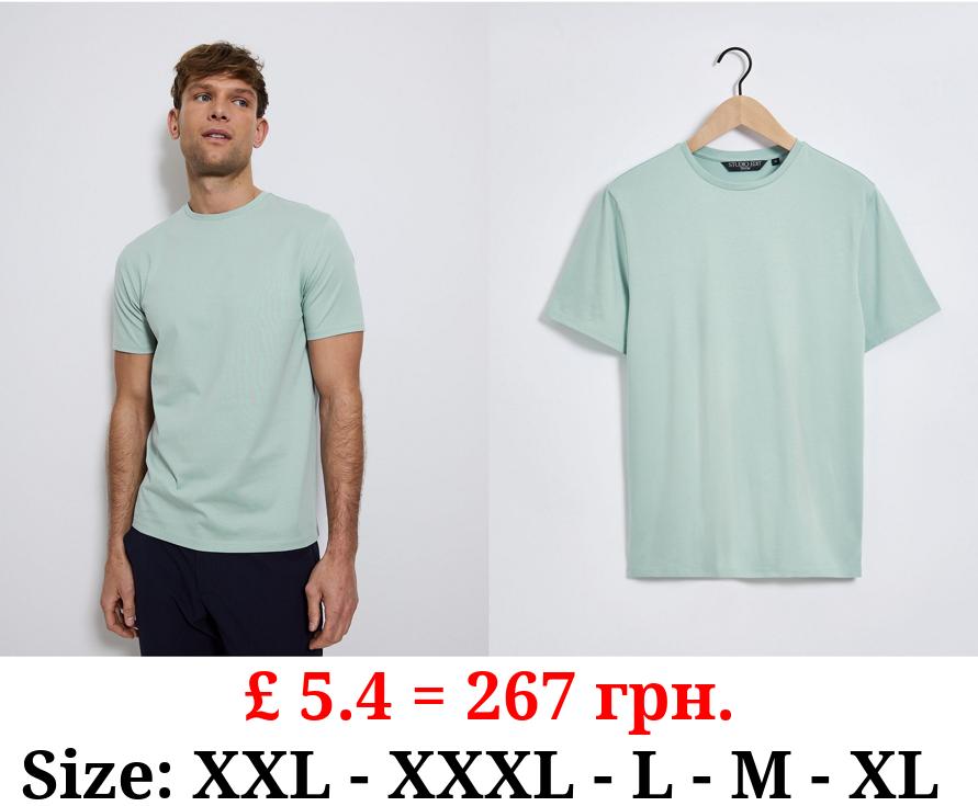 Studio Edit Aqua Supima Cotton T-Shirt
