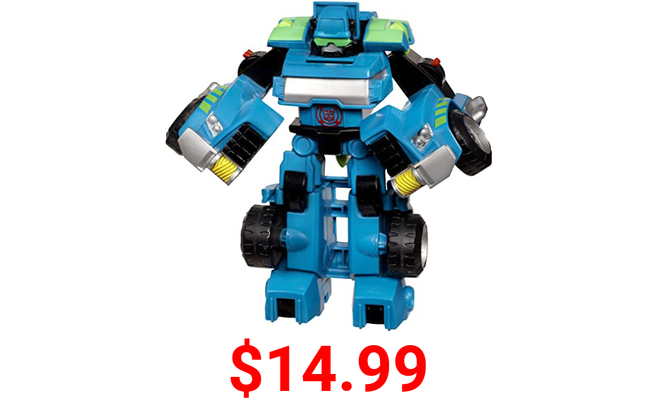 Playskool Heroes Transformers Rescue Bots Hoist The Tow-Bot Action Preschool Action Figure, Ages 3-6 (Amazon Exclusive)