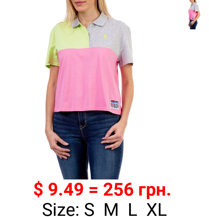 U.S. Polo Assn. Color Block Polo Shirt Women's