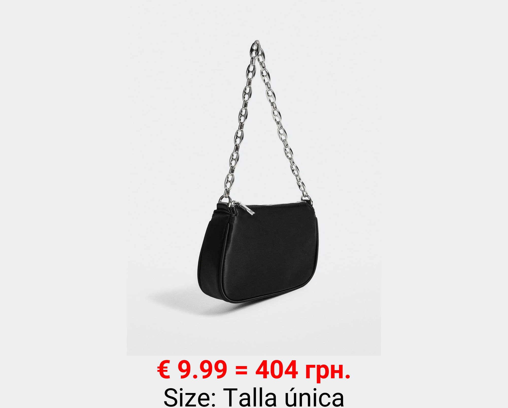 Bolso satinado cadena