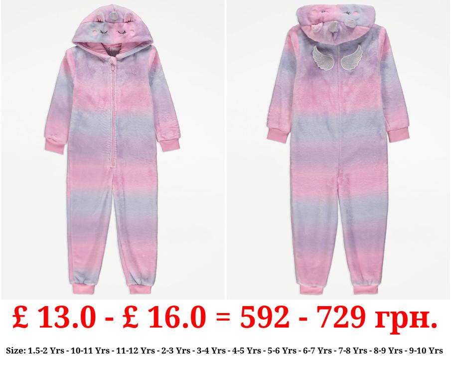 Pastel Ombre Soft Touch Unicorn Onesie