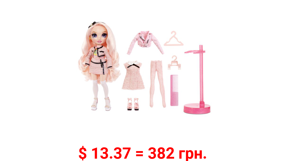 Rainbow High Bella Parker – Pink Fashion Doll with 2 Complete Mix & Match Outfits and Accessories, Toys for Kids 6-12 Years Old