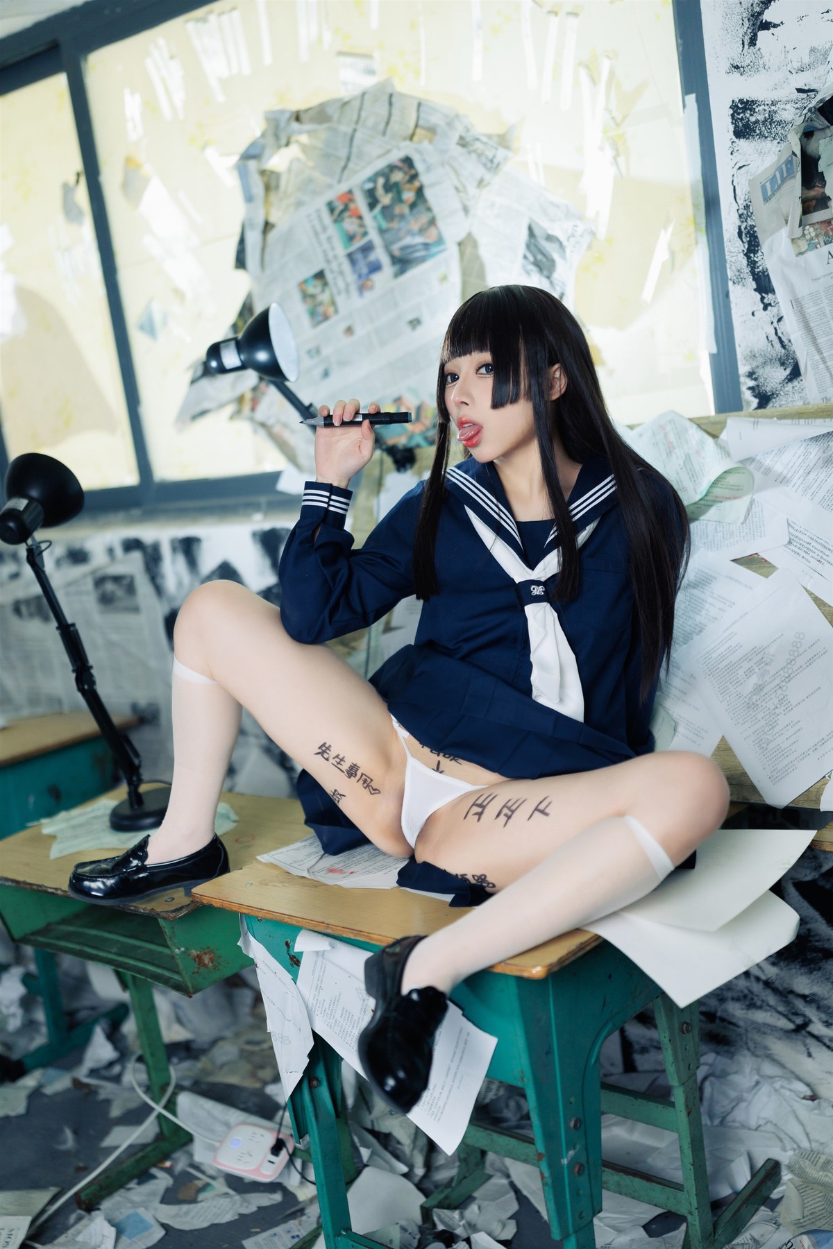 Cosplay 胡桃猫Kurumineko 反差学妹 Set.01 55