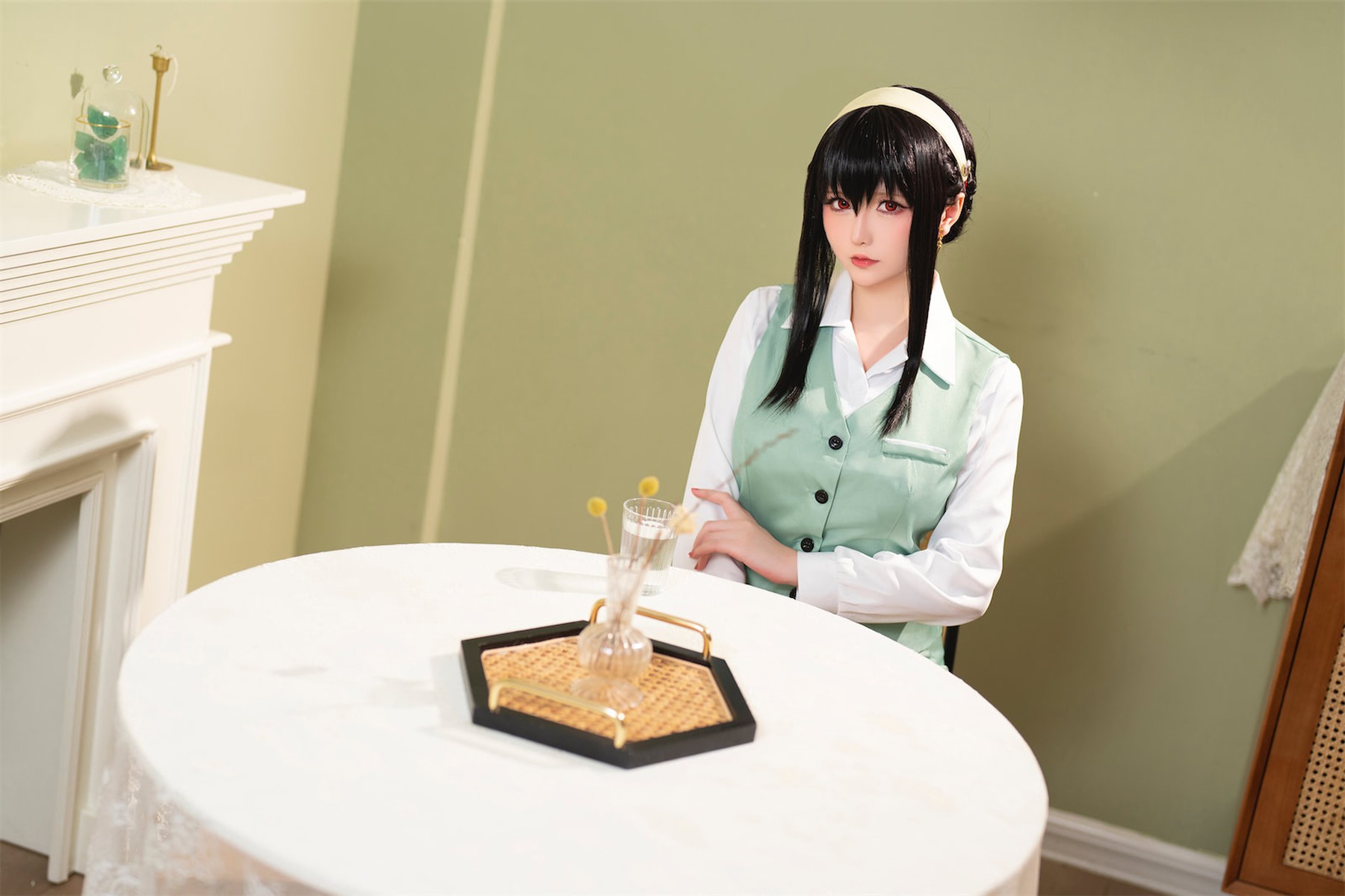 Cosplay 星之迟迟Hoshilily 圣诞节 约尔 OL制服 5
