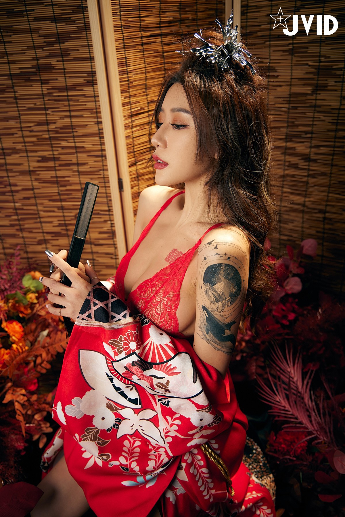 JVID精品 聖上寵幸首選～傾國傾城囍媚娘 婀娜多姿 酥胸外露 Set.01 28