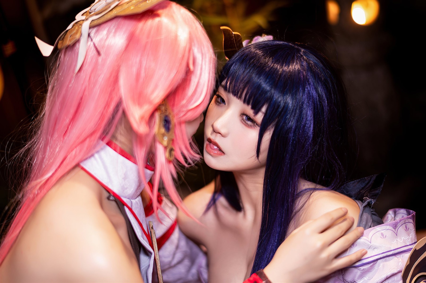 Cosplay 伊喵君 景三 八重 雷神 双倍快乐 13