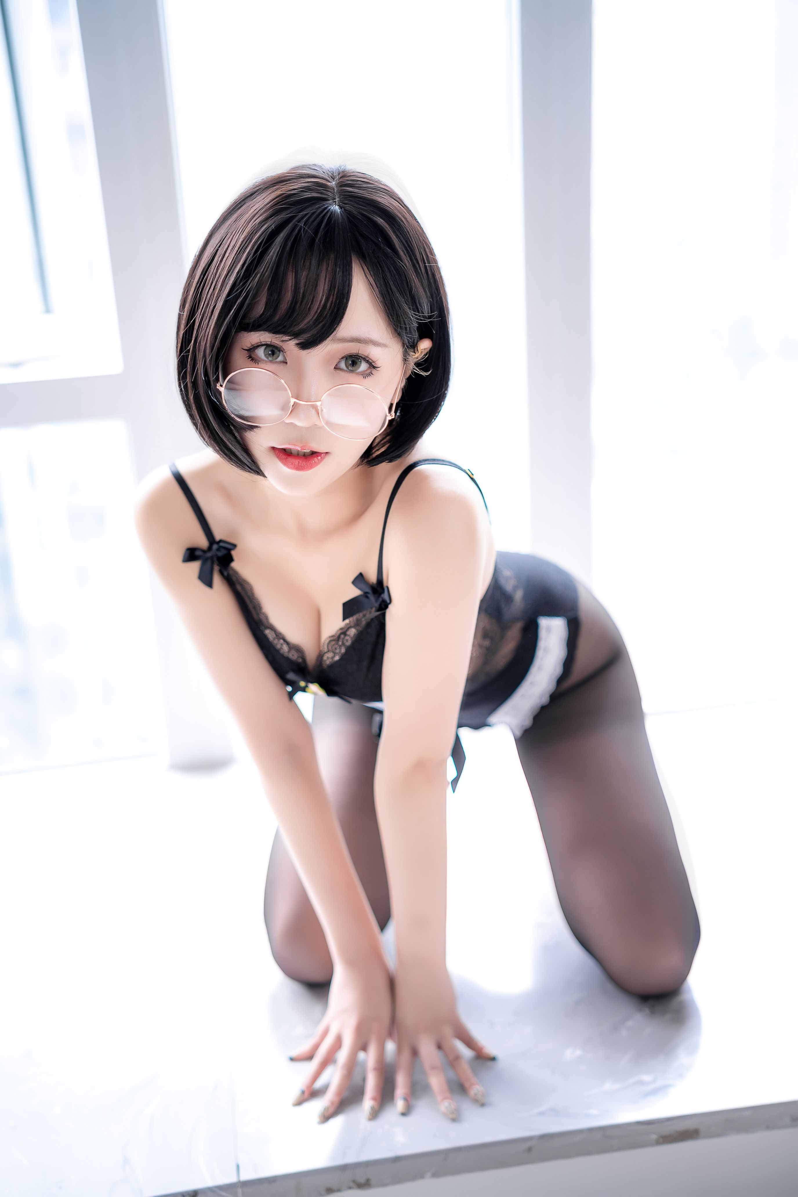 蓝小沂KiKi - NO.11 黑色 [28P-398MB] 4
