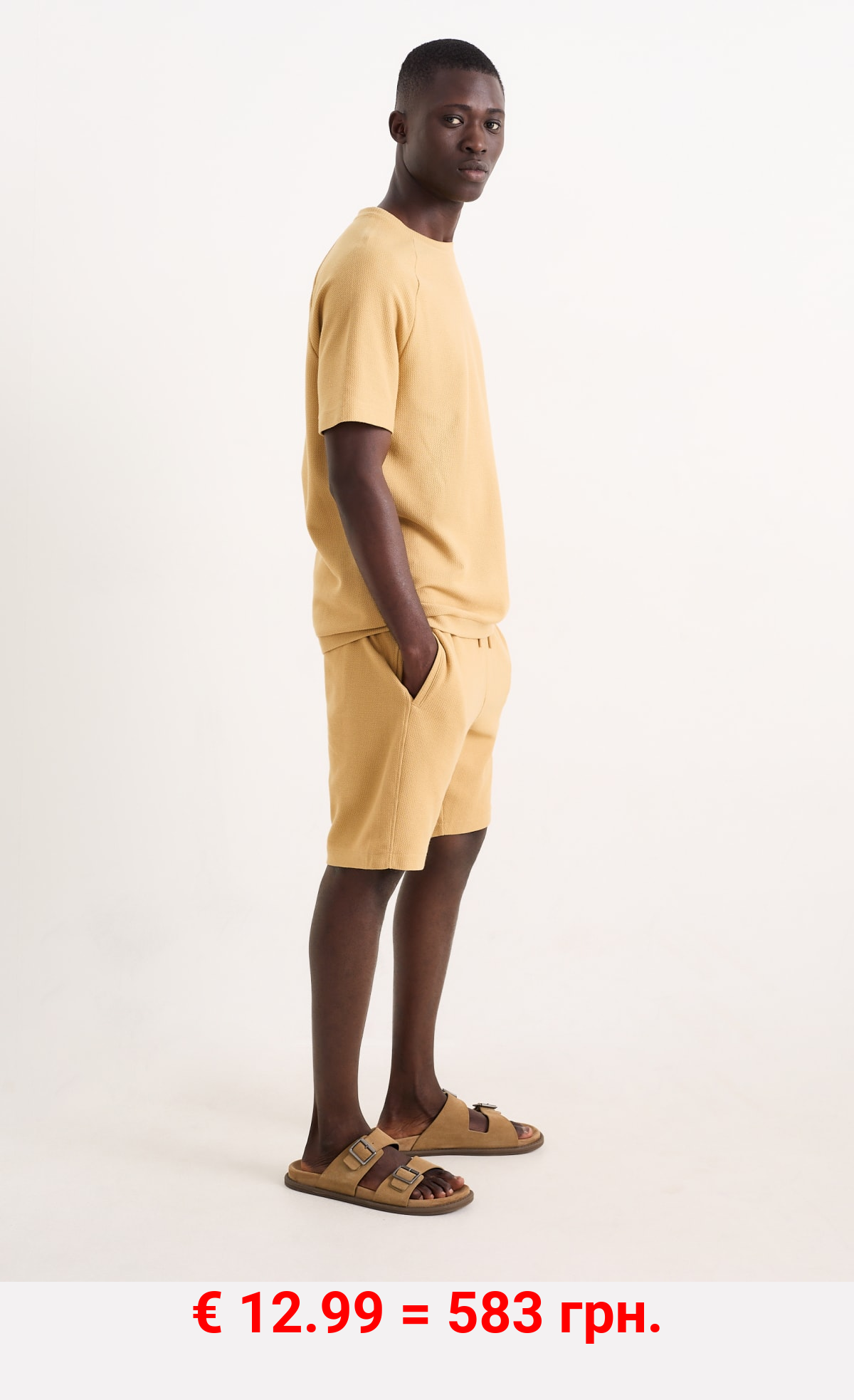 Sweatshorts - strukturiert