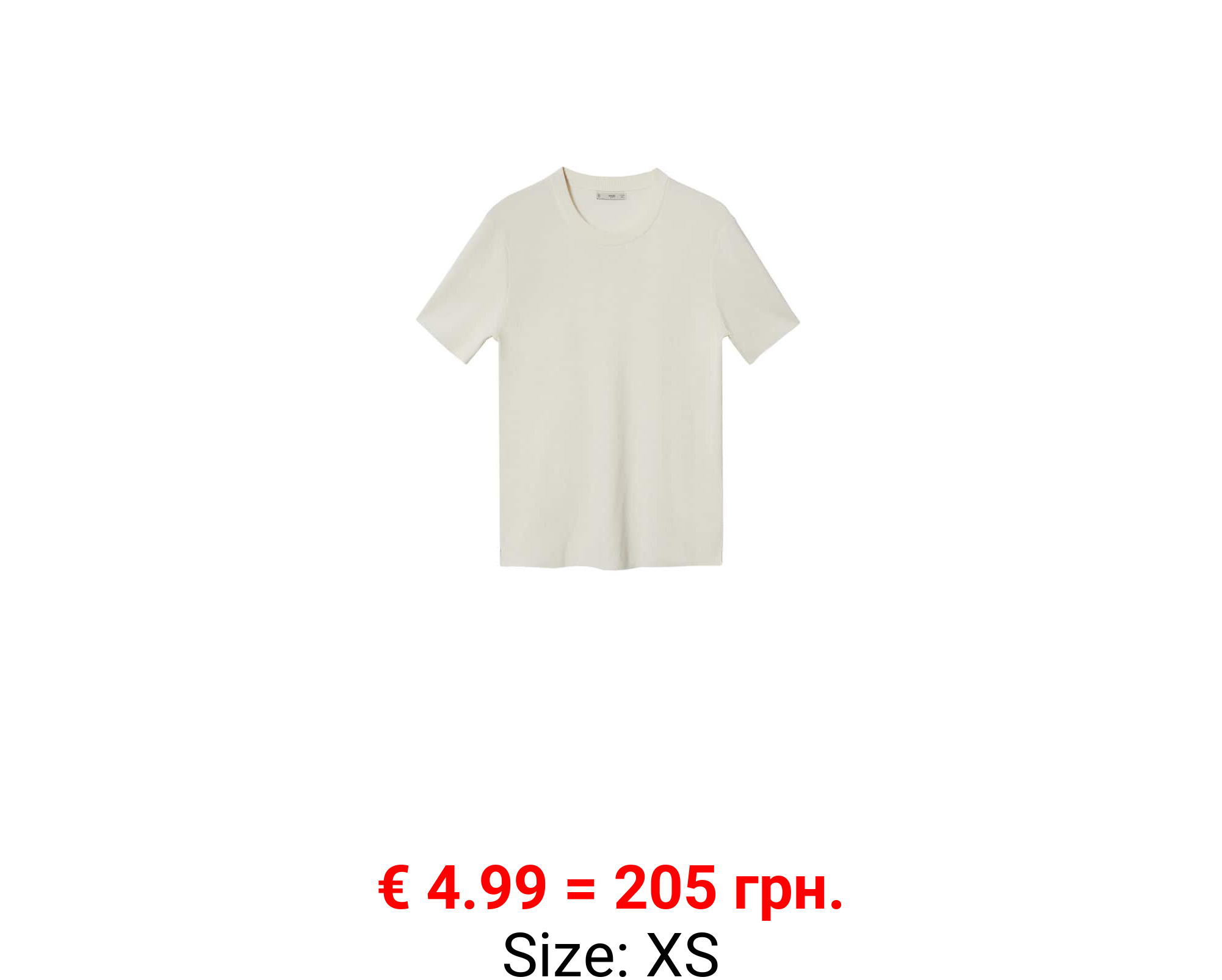 Camiseta algodón lino