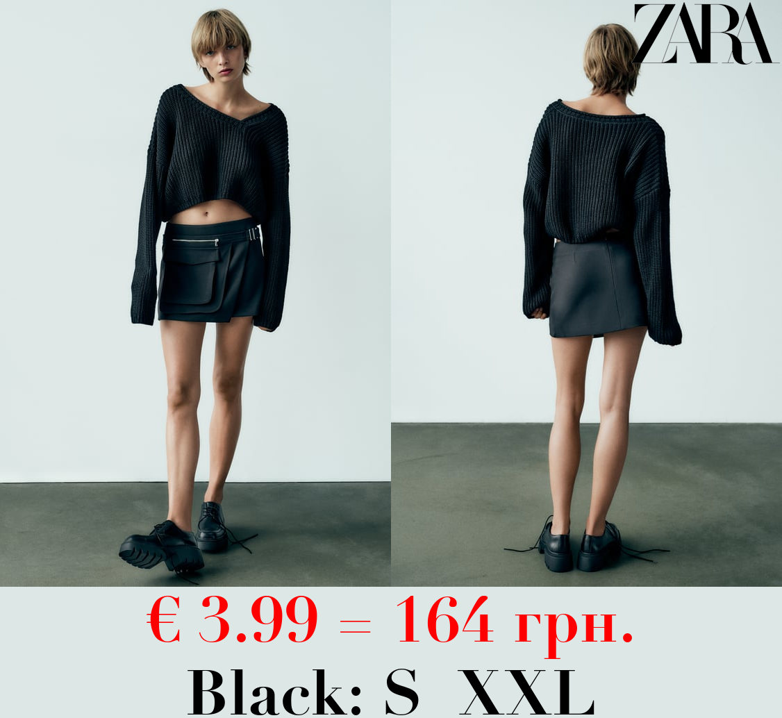 ASYMMETRIC SKIRT WITH POCKET