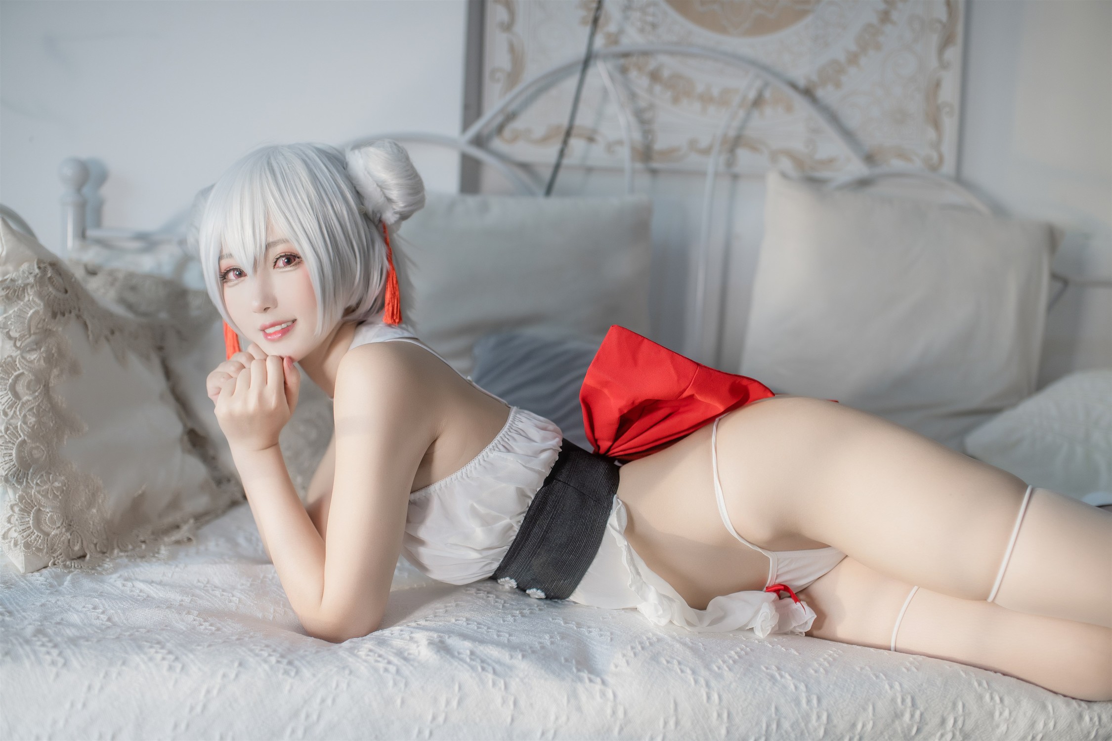 Cosplay 羽生三未 中華厨娘 18