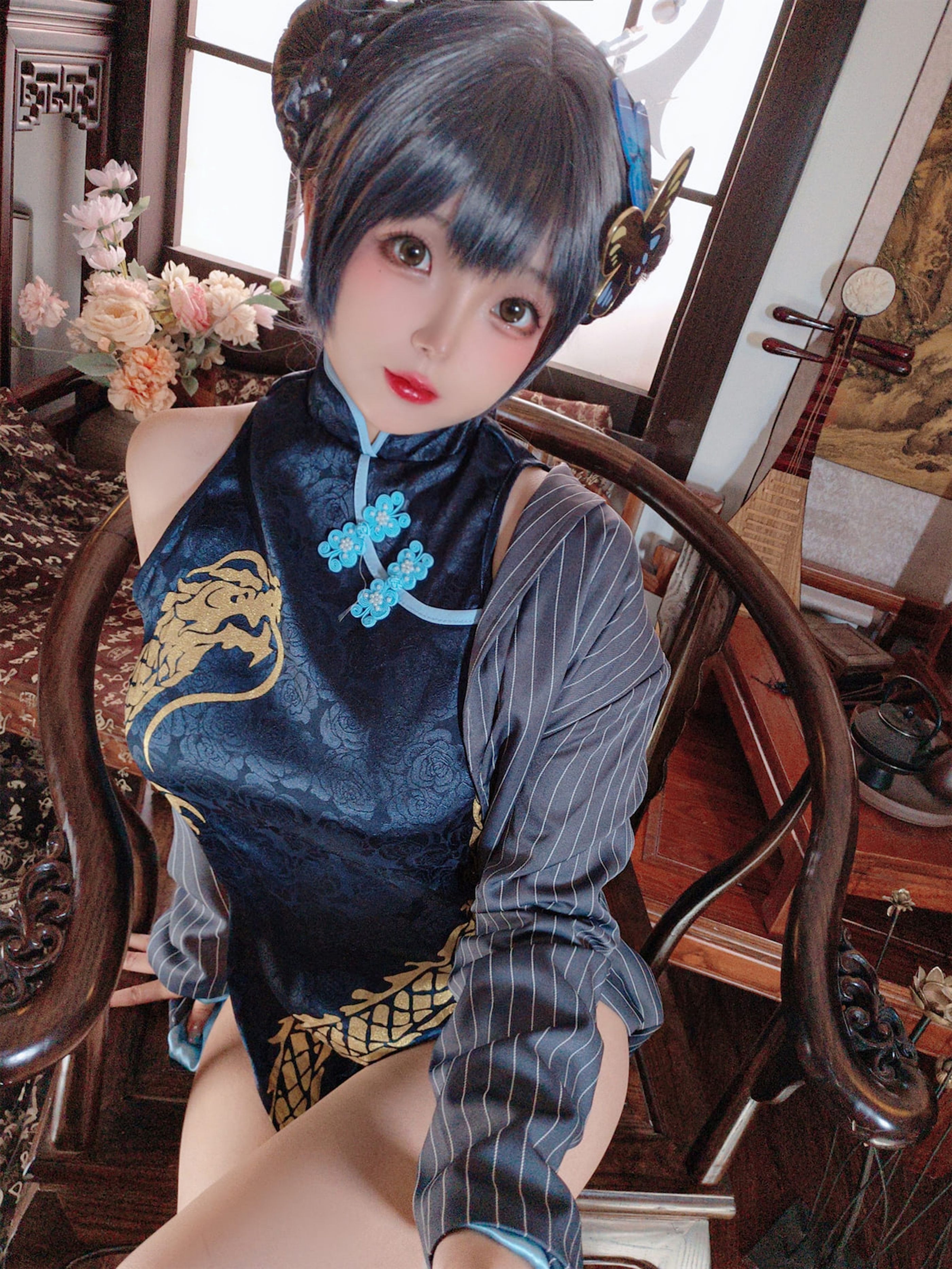 Rina Jiao Blue Archives Concubine 92P-492MB