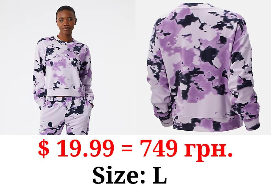 NB Athletics Minimize Tie Dye Crew