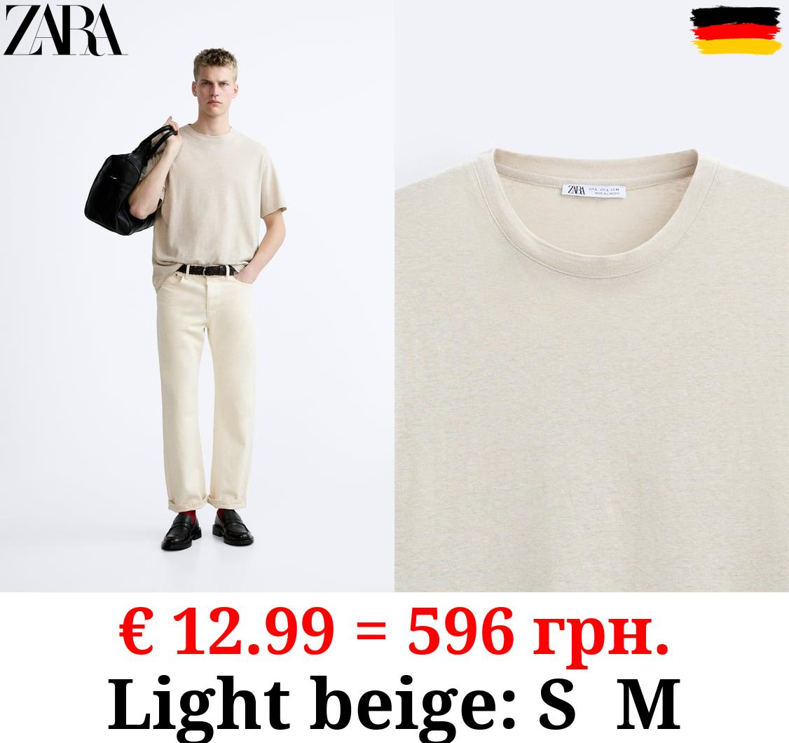 LINEN - COTTON T-SHIRT