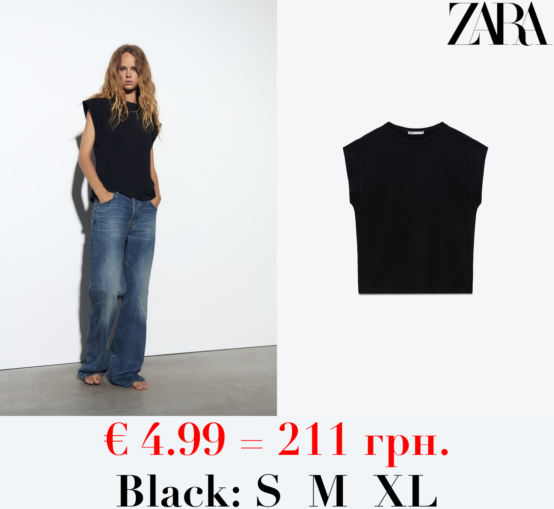 RIBBED COTTON T-SHIRT