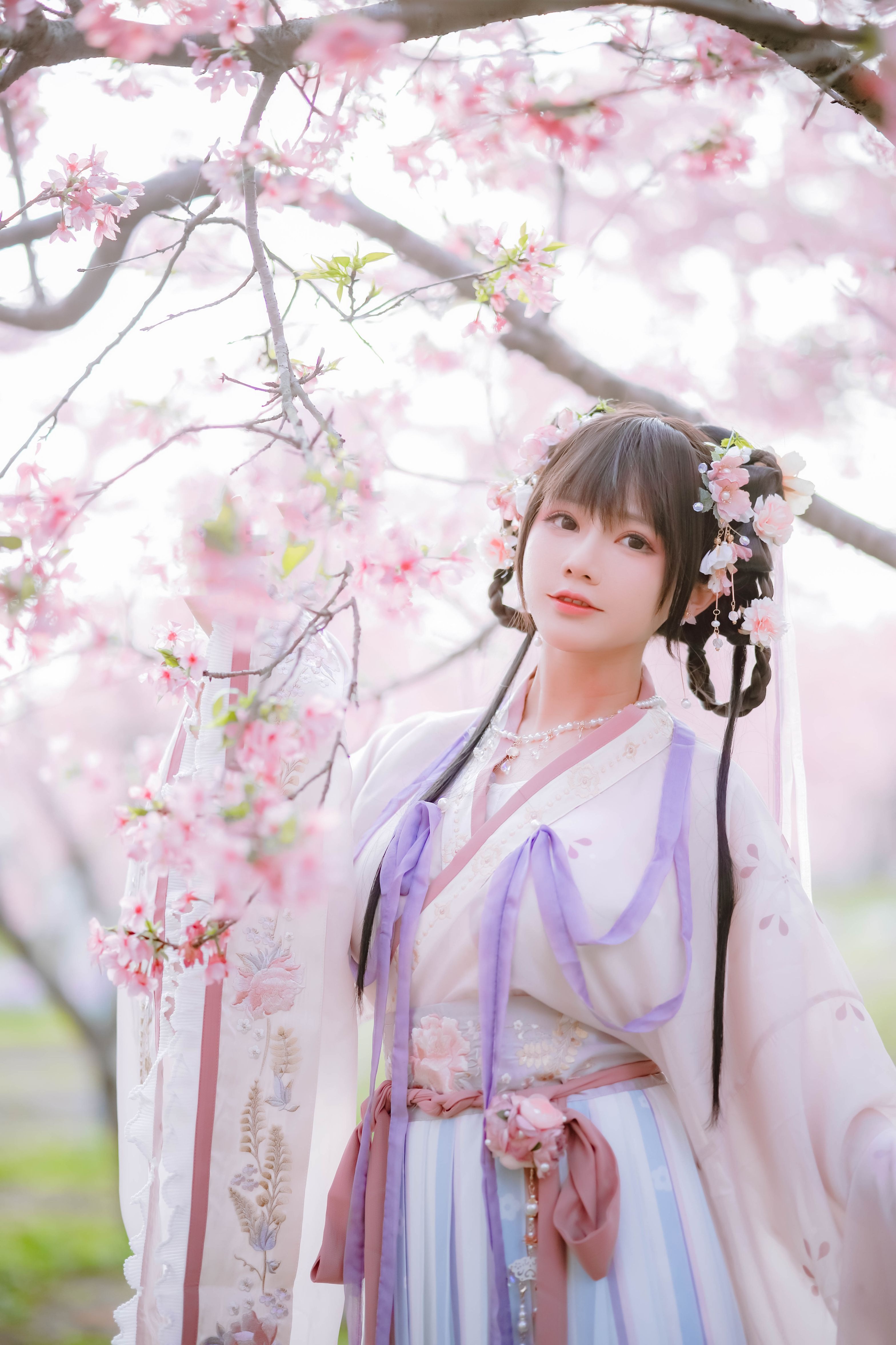 喵子Nyako - 樱花汉服 花神祈愿 [52P-219MB] 27
