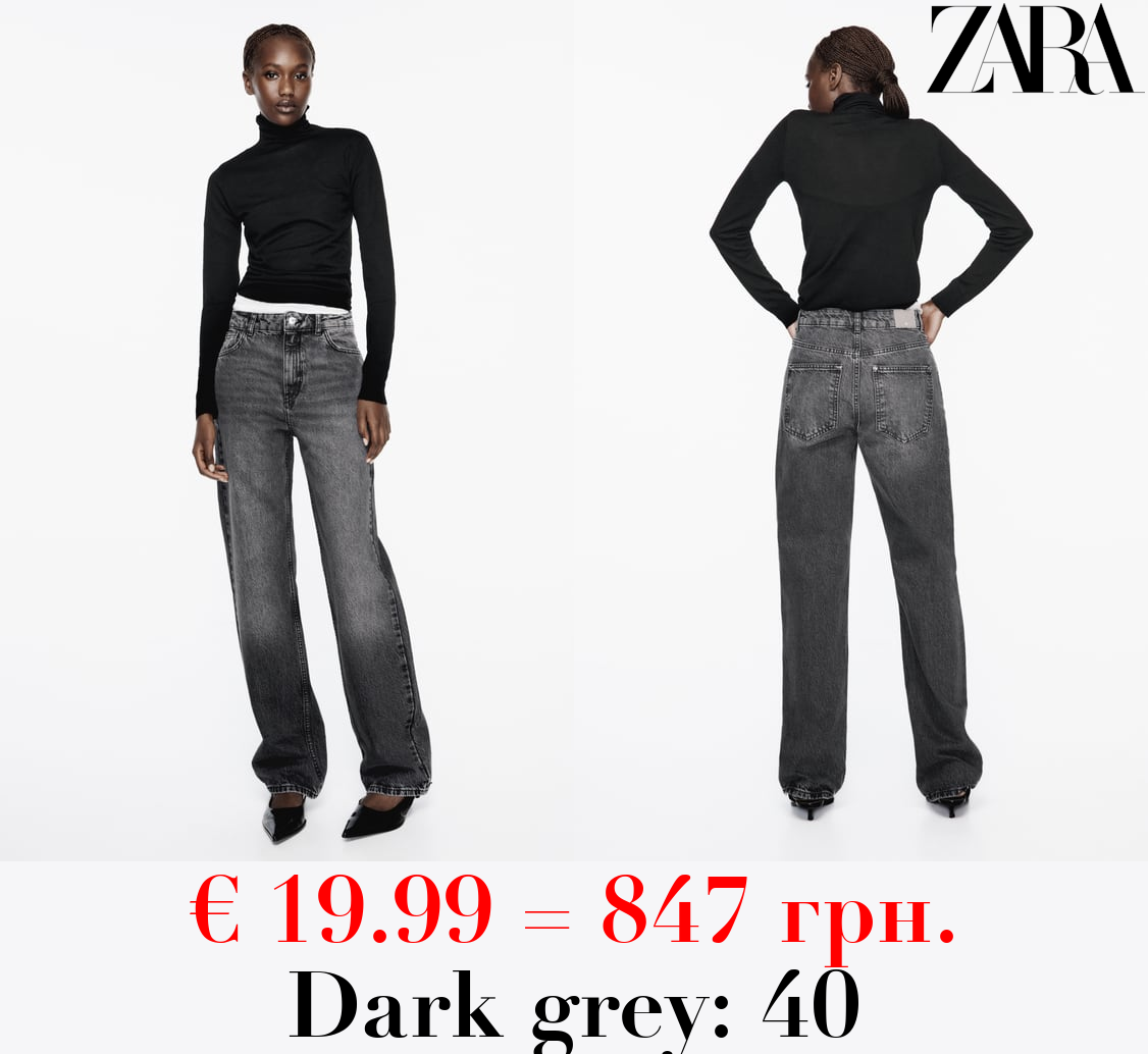 Z1975 STRAIGHT-FIT HIGH-WAIST LONG LENGTH JEANS