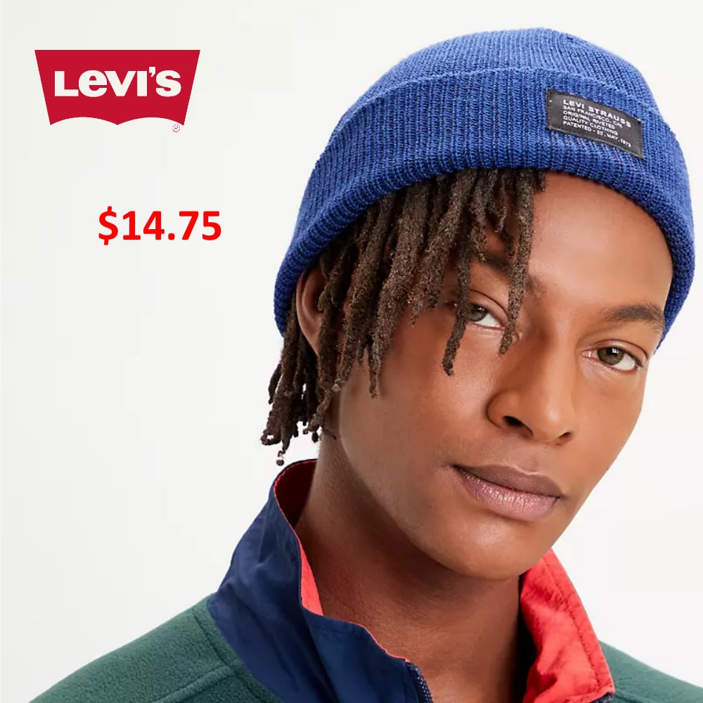 levis two horse beanie