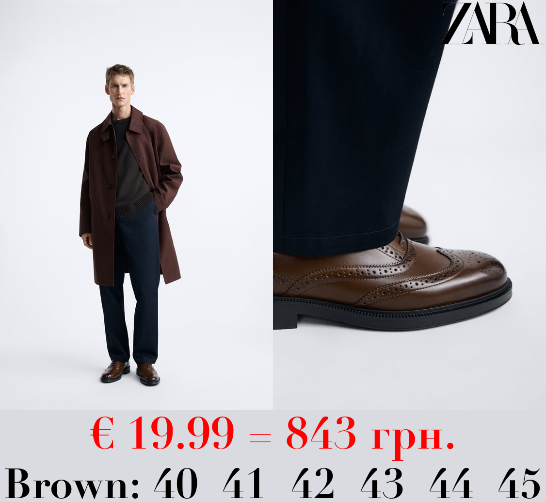 SMART SHOES WITH BROGUING