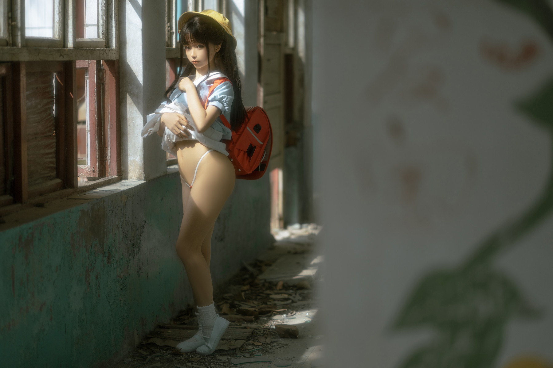 Cosplay 蠢沫沫 Chunmomo 小黄帽 绅士版 Set.01 5