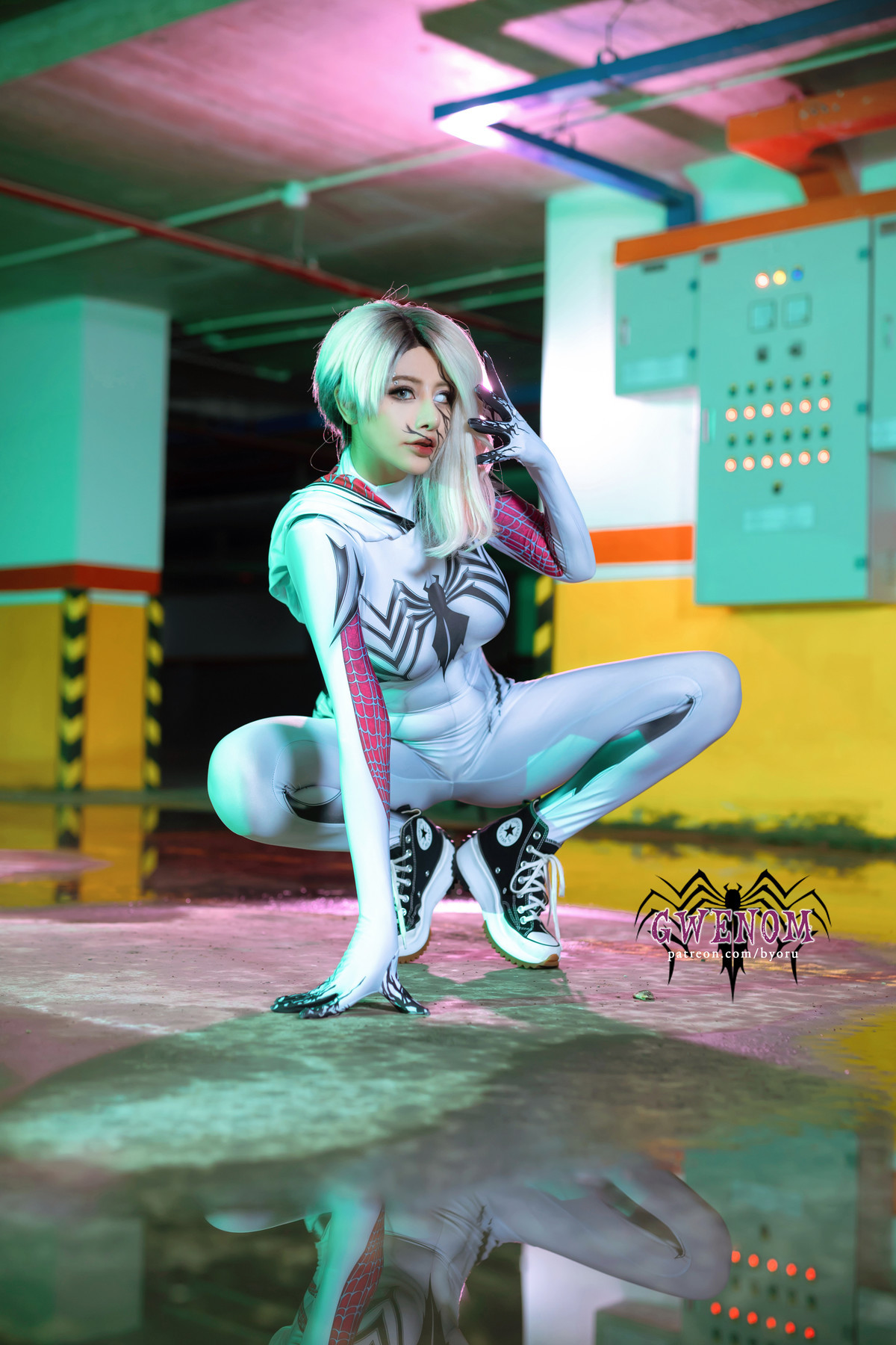 Cosplay 日本性感萝莉Byoru Anti Gwenom 2