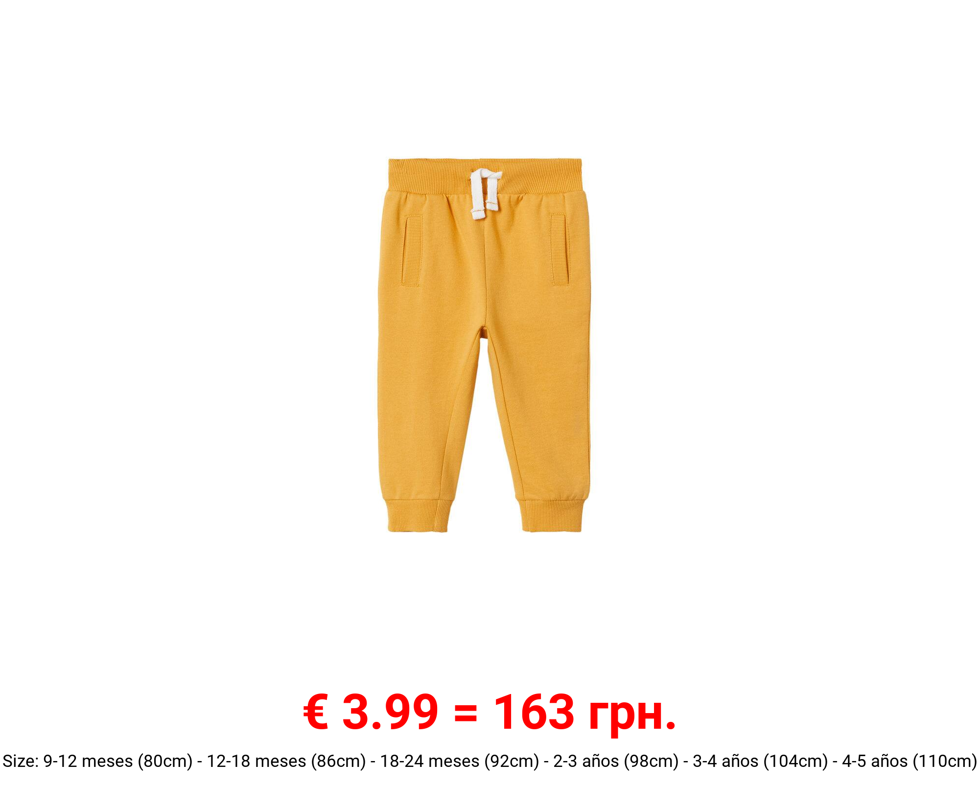 Pantalón jogger algodón