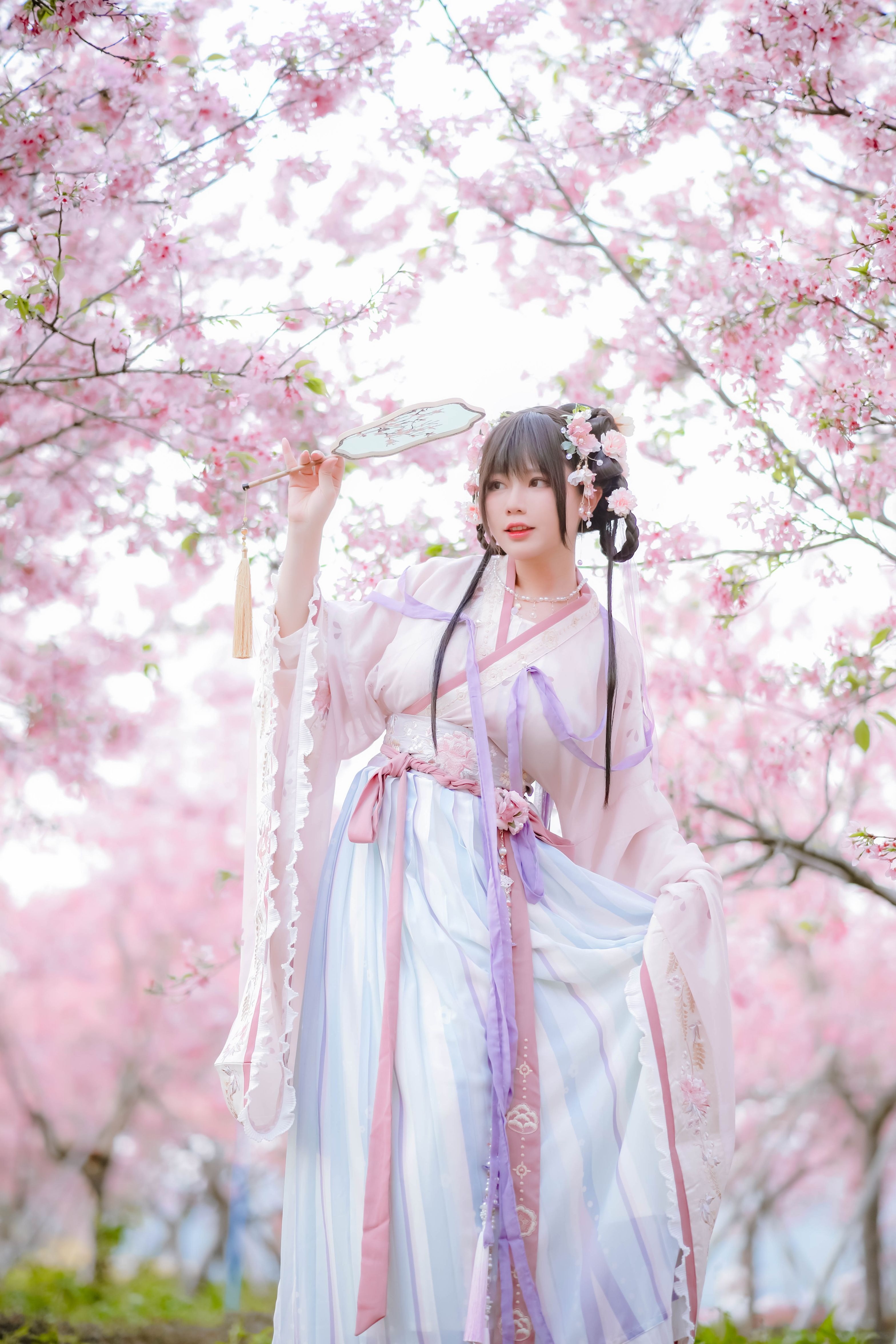 喵子Nyako - 樱花汉服 花神祈愿 [52P-219MB] 33