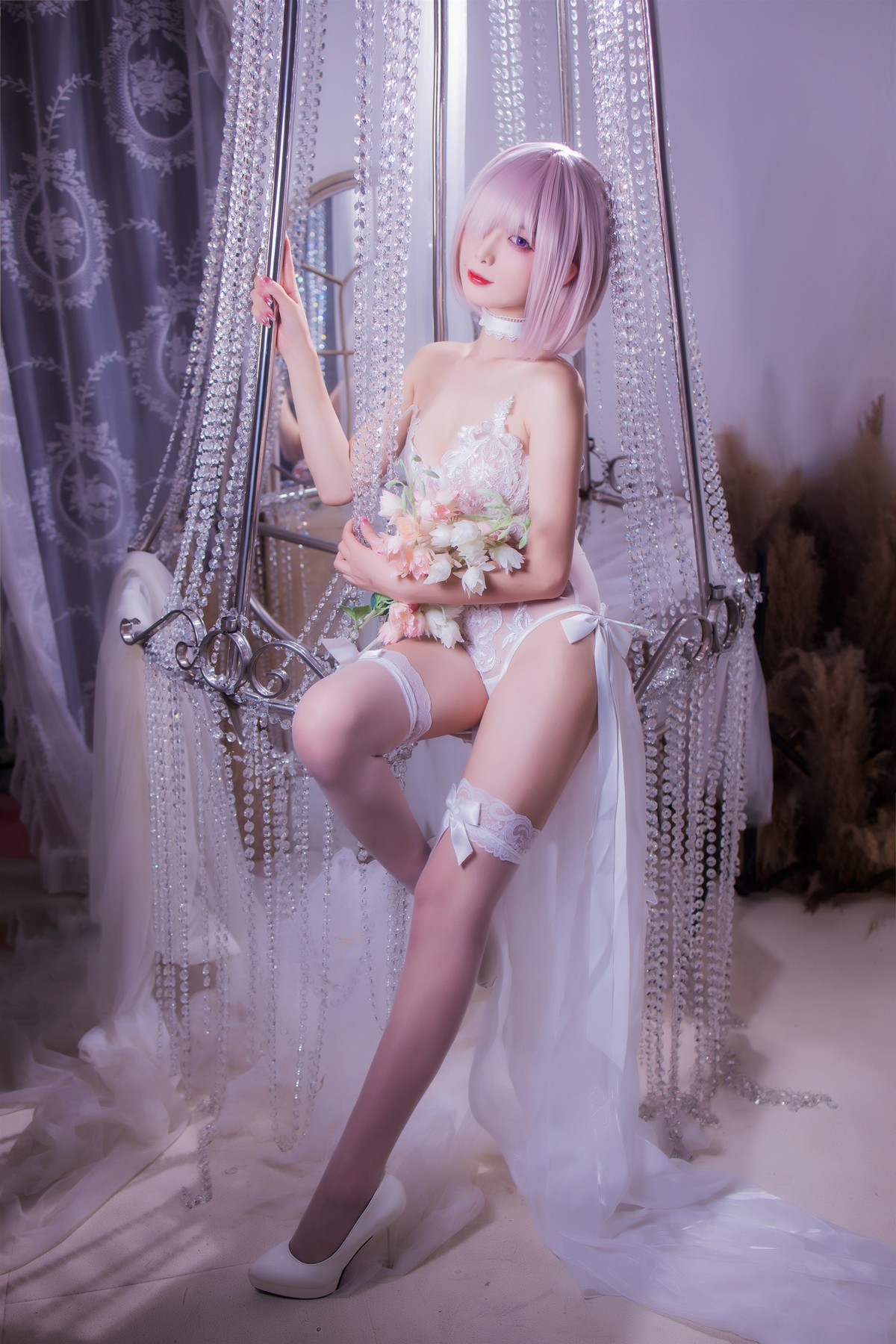 Cosplay 封疆疆 婚纱玛修 Wedding Dress 3