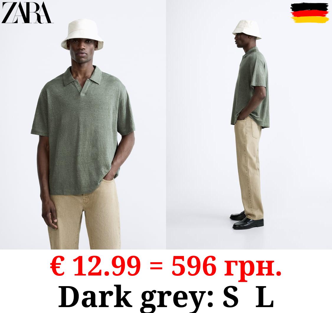 100% LINEN POLO SHIRT