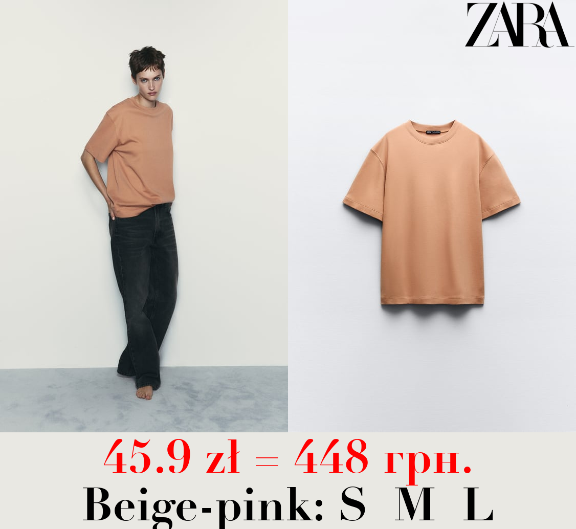 COTTON CLEAN EFFECT T-SHIRT