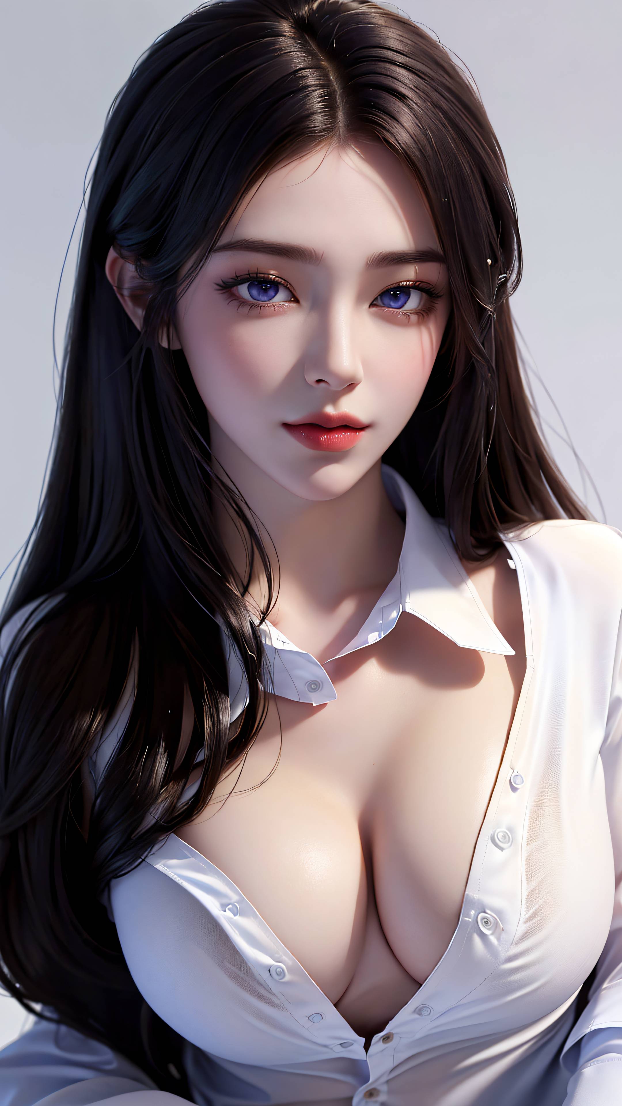 图片[2]-完美世界-月婵 白色衬衫-六色网