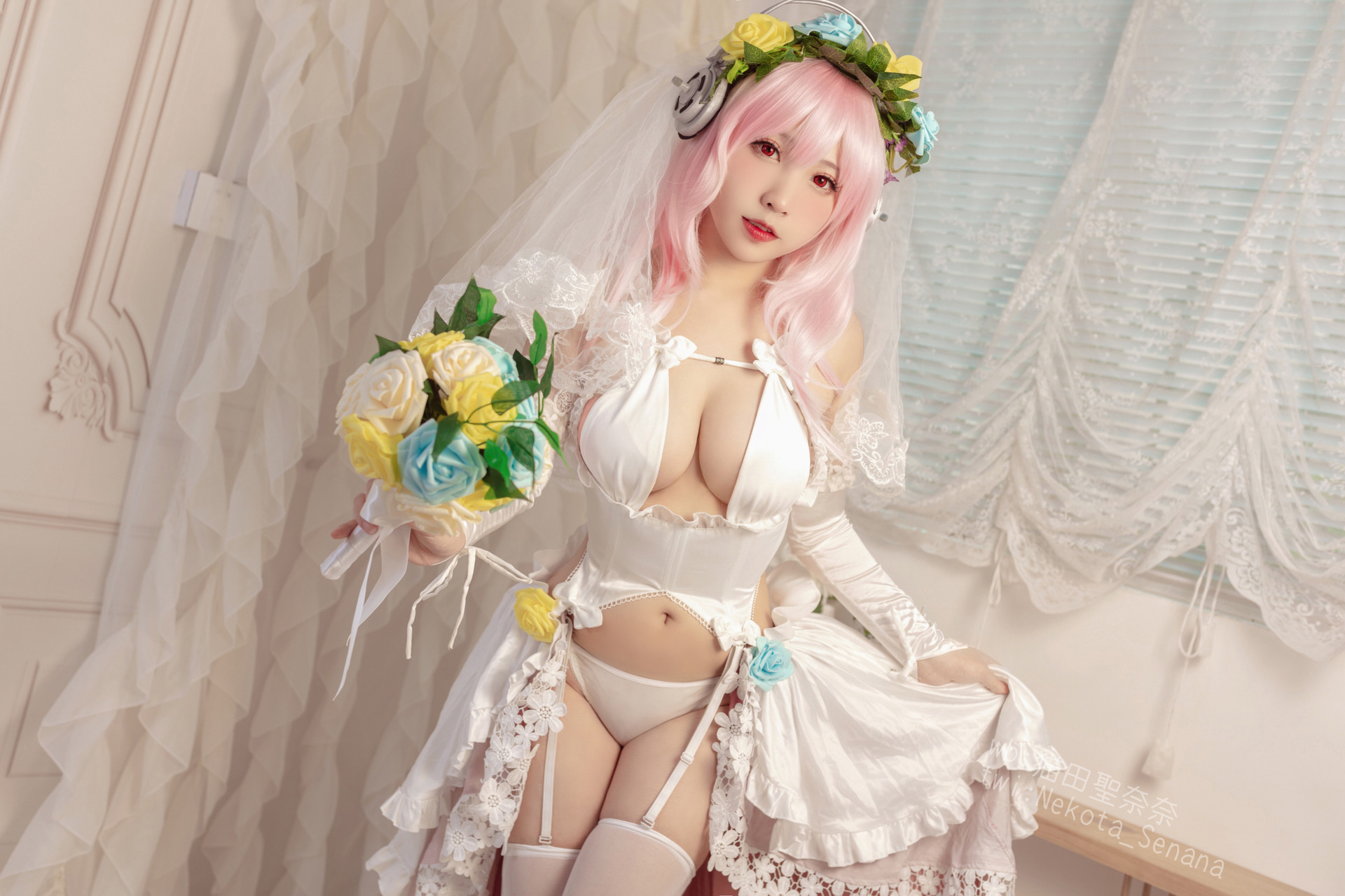 [猫田圣奈奈] 索尼子十周年花嫁 Super Sonico 23