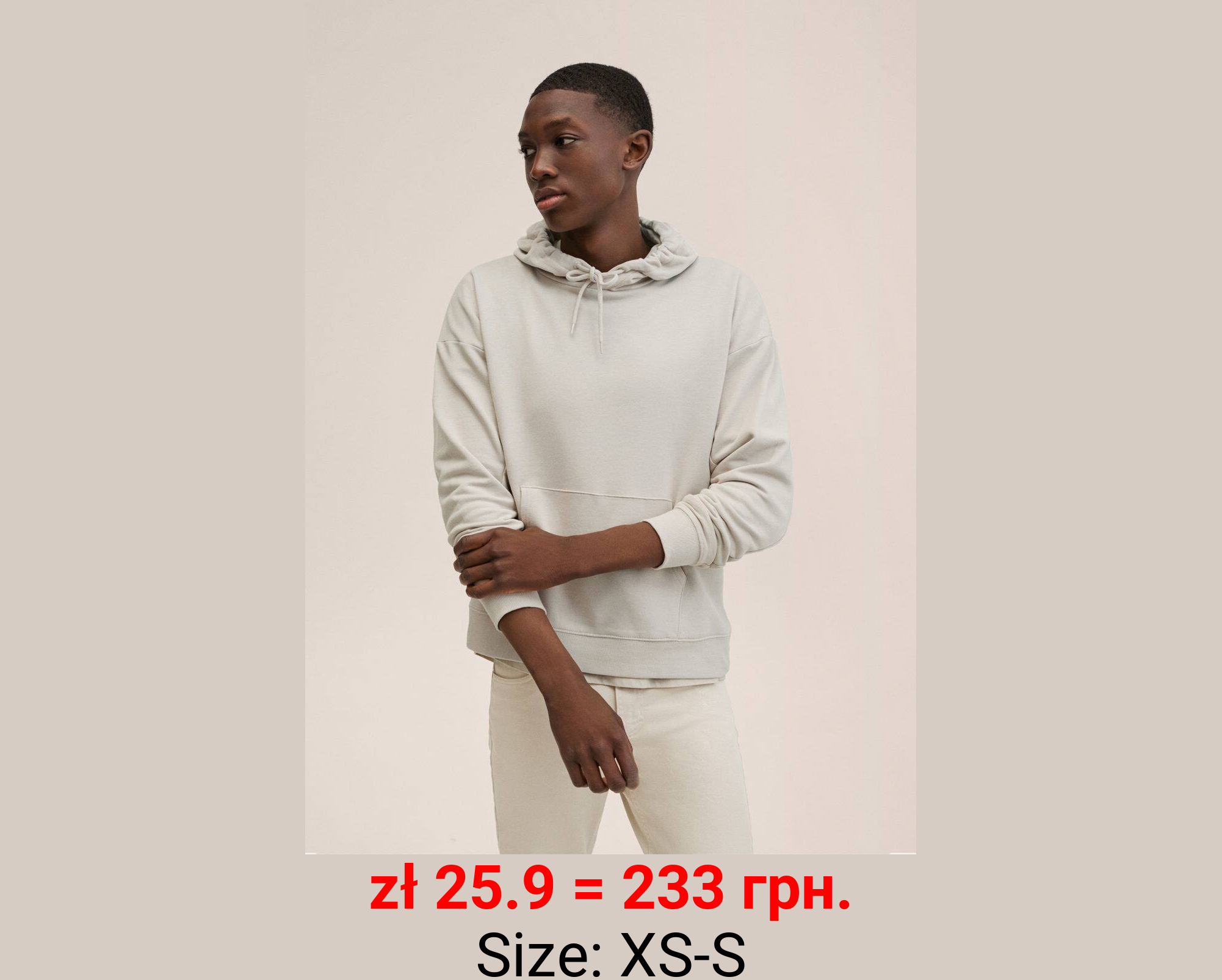 Sudadera algodón capucha