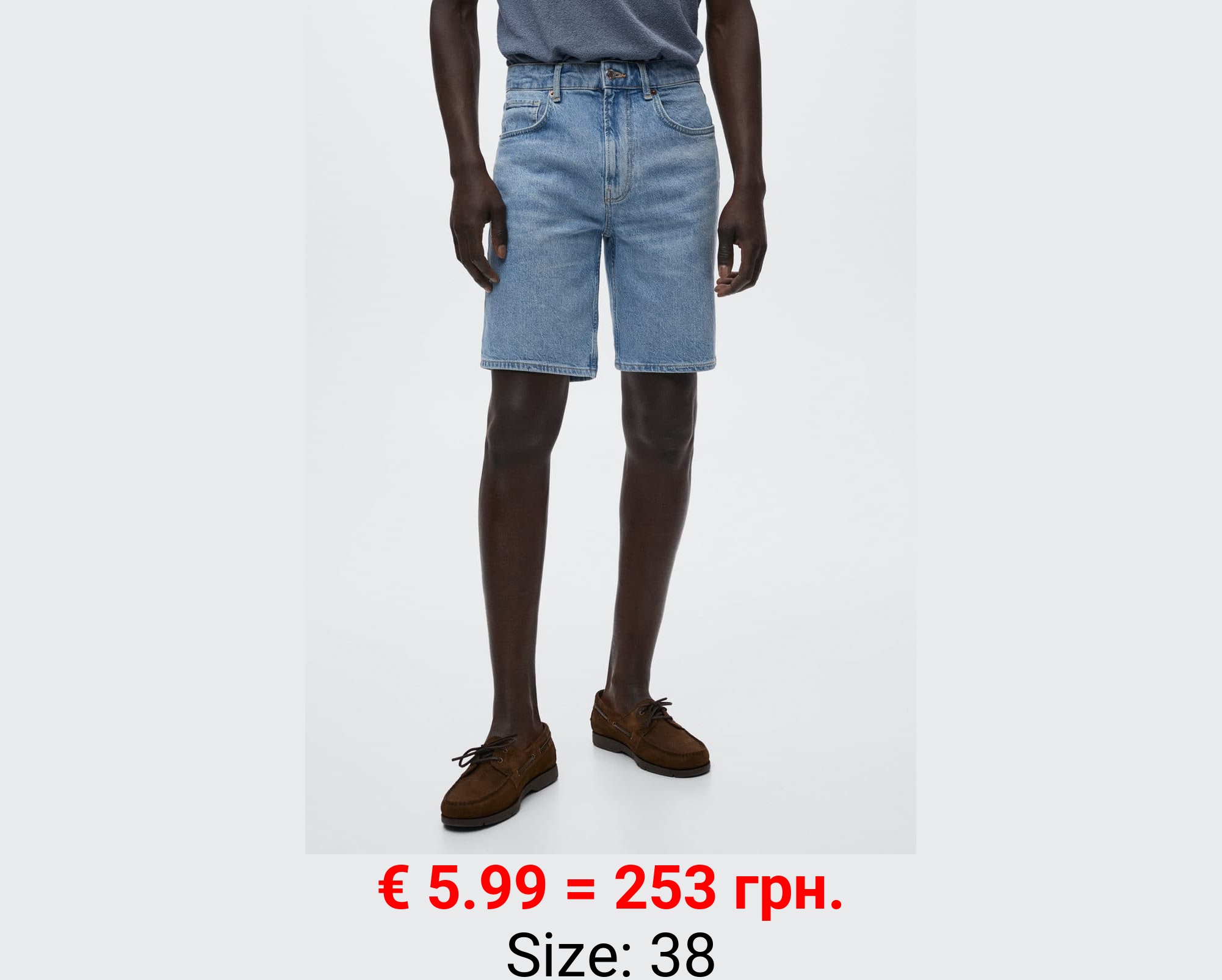 Bermudas vaqueras regular fit