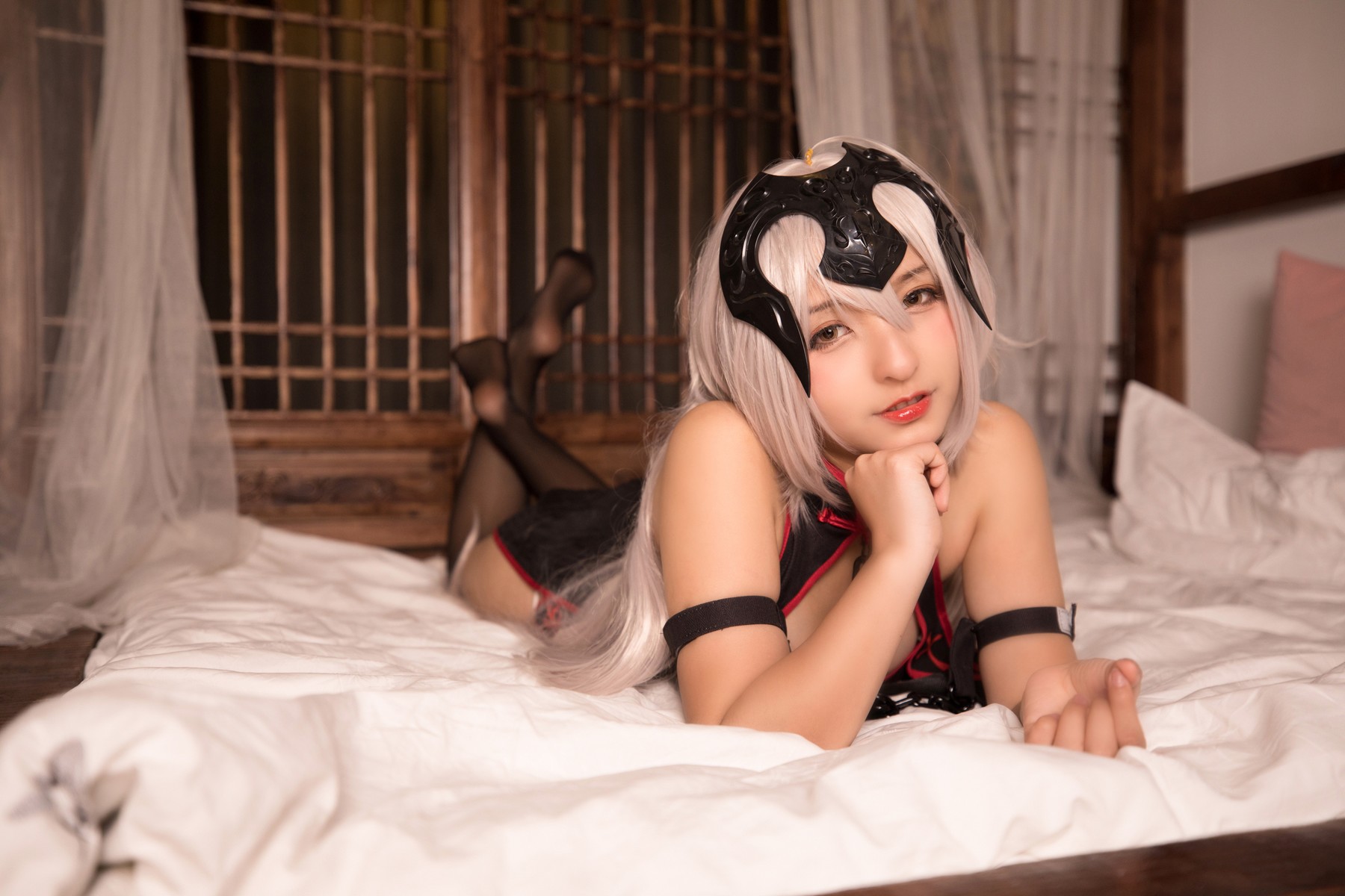 Cosplay 神楽坂真冬 电子相册-旗袍黑贞 Set.01 22