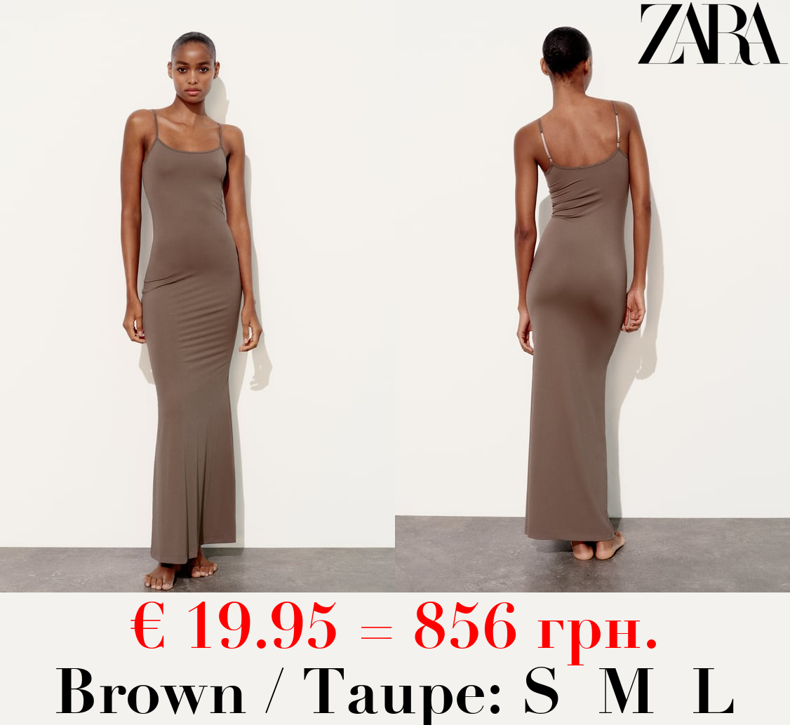 LONG POLYAMIDE DRESS