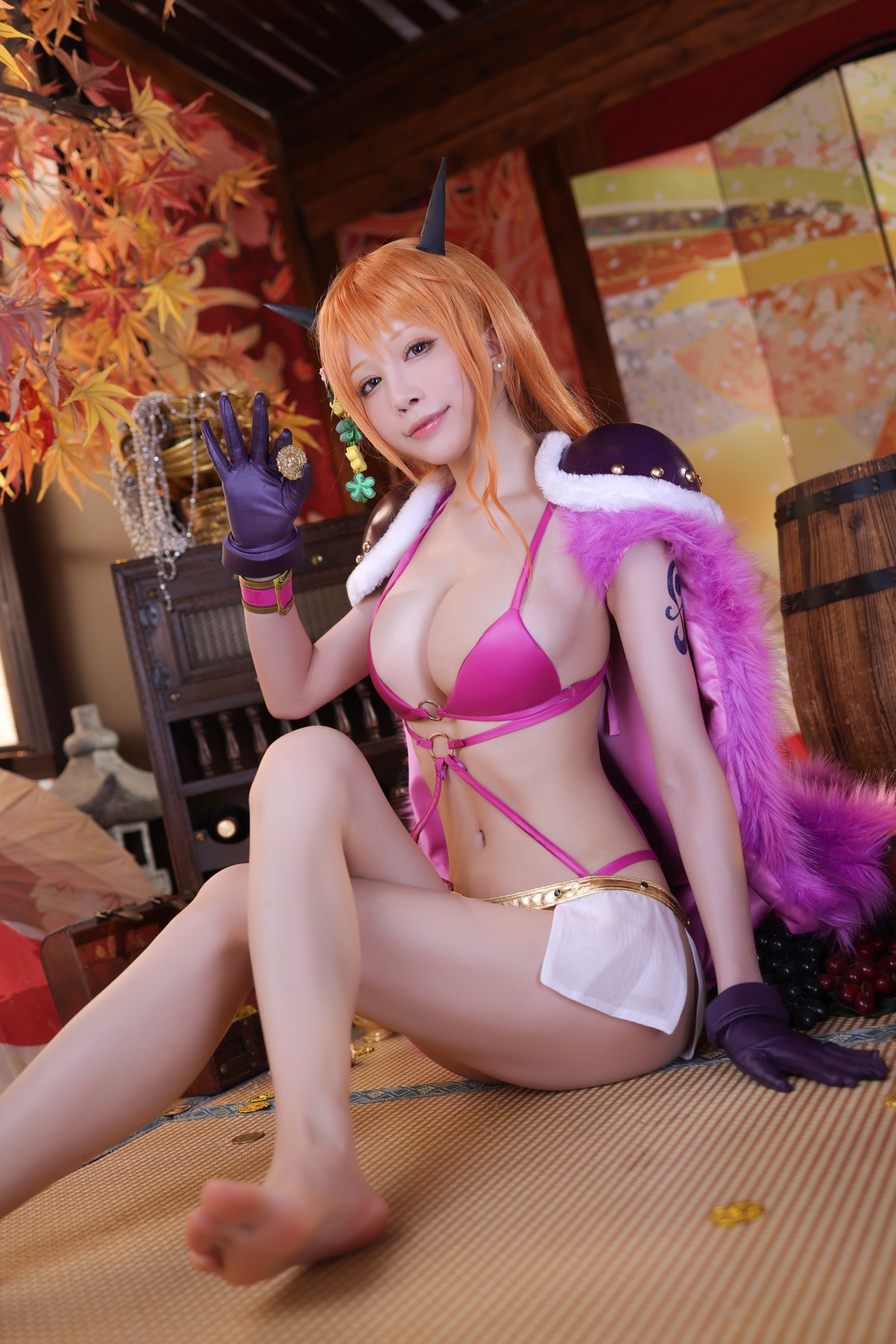 Cosplay 水淼Aqua Nami ナミ Set.01 14