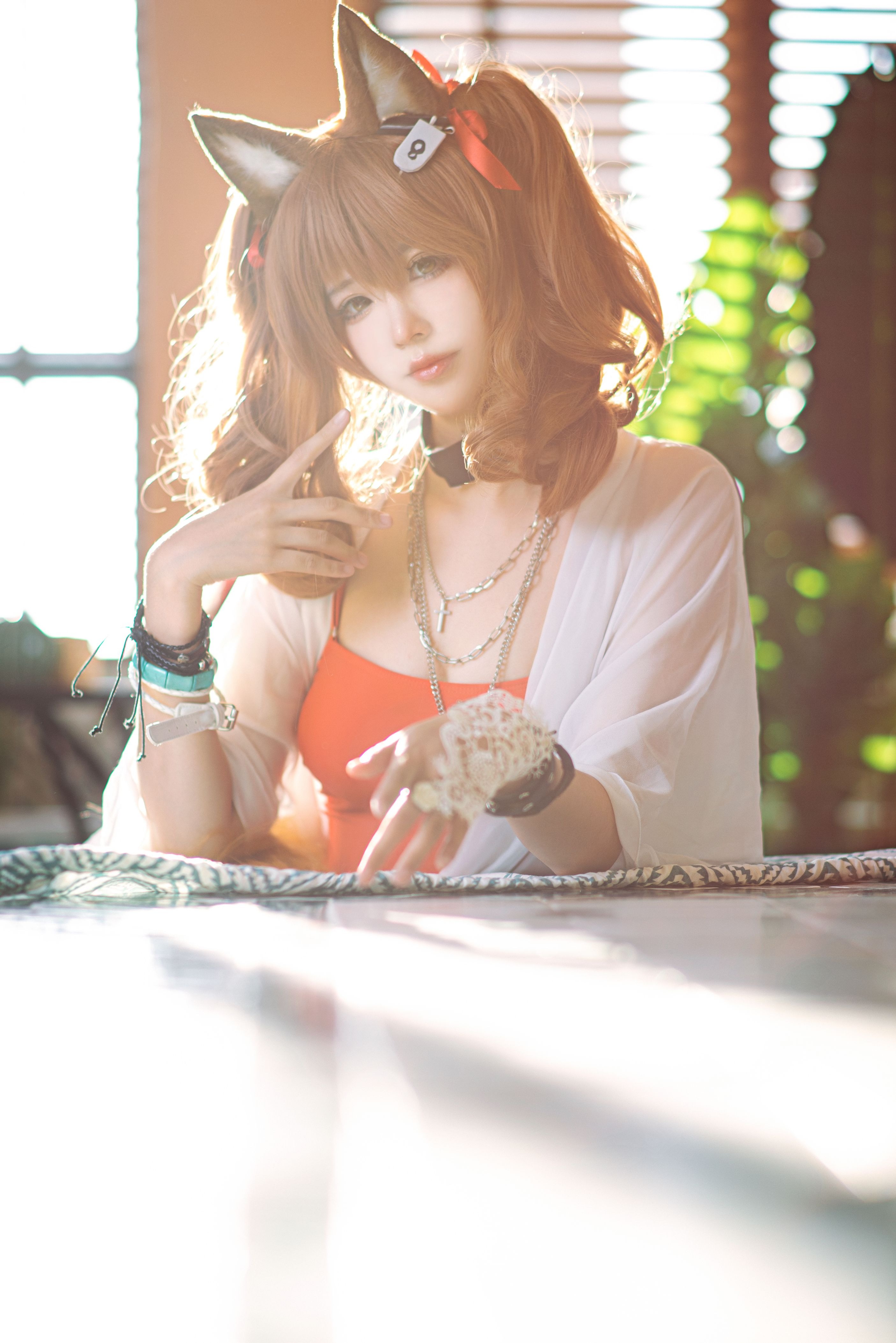 工藤新伍 - 安洁莉娜 夏卉泳装 (Angelina Arknights) [24P-382MB] 20