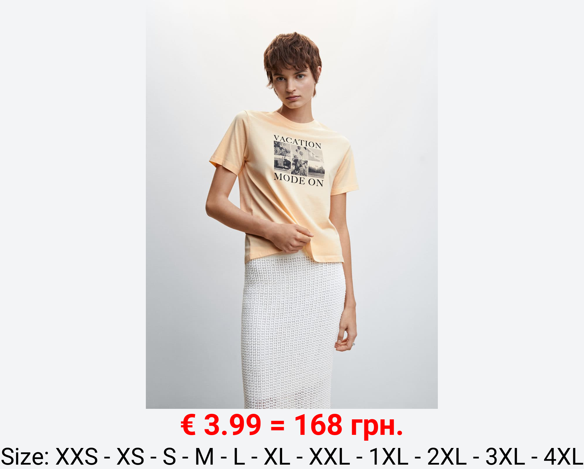 Camisa algodón estampada