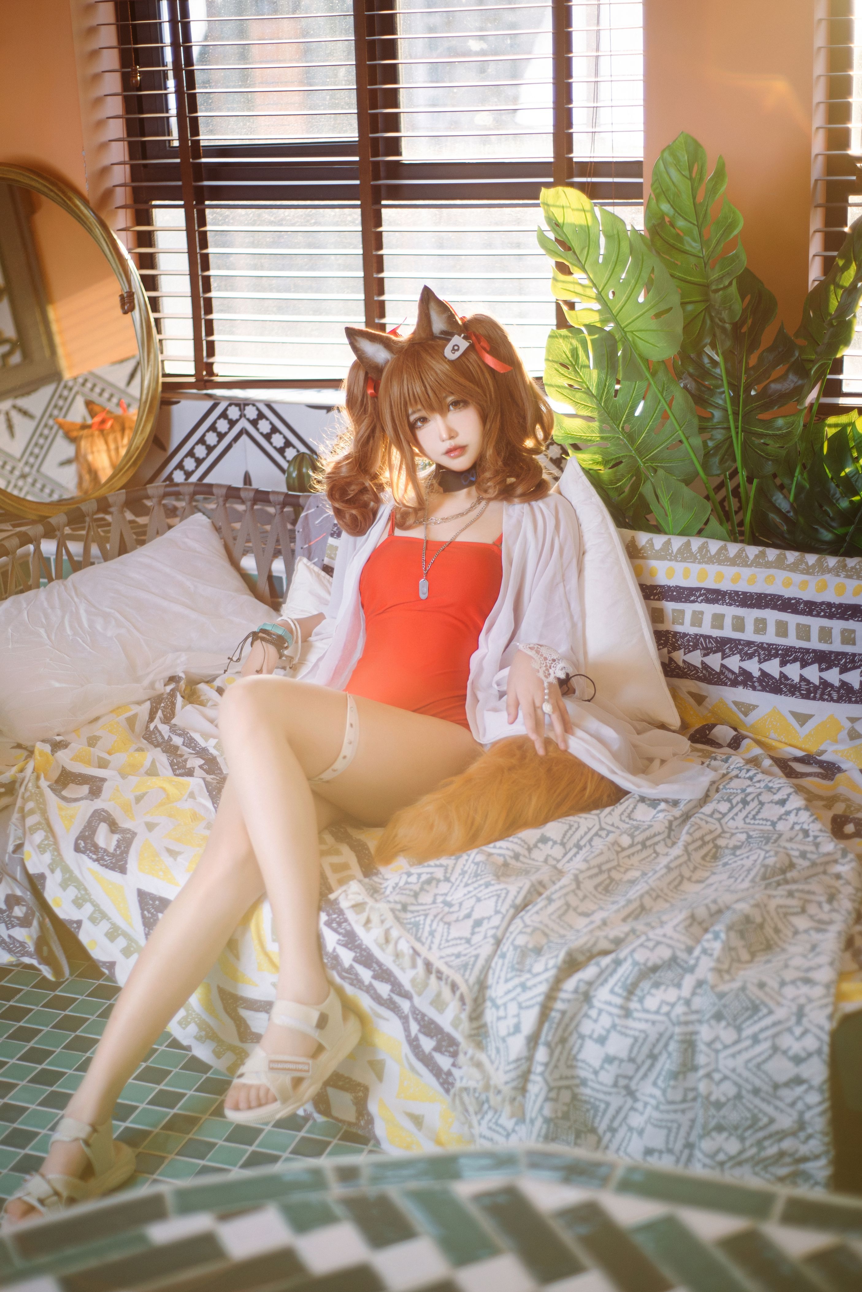 工藤新伍 - 安洁莉娜 夏卉泳装 (Angelina Arknights) [24P-382MB] 12