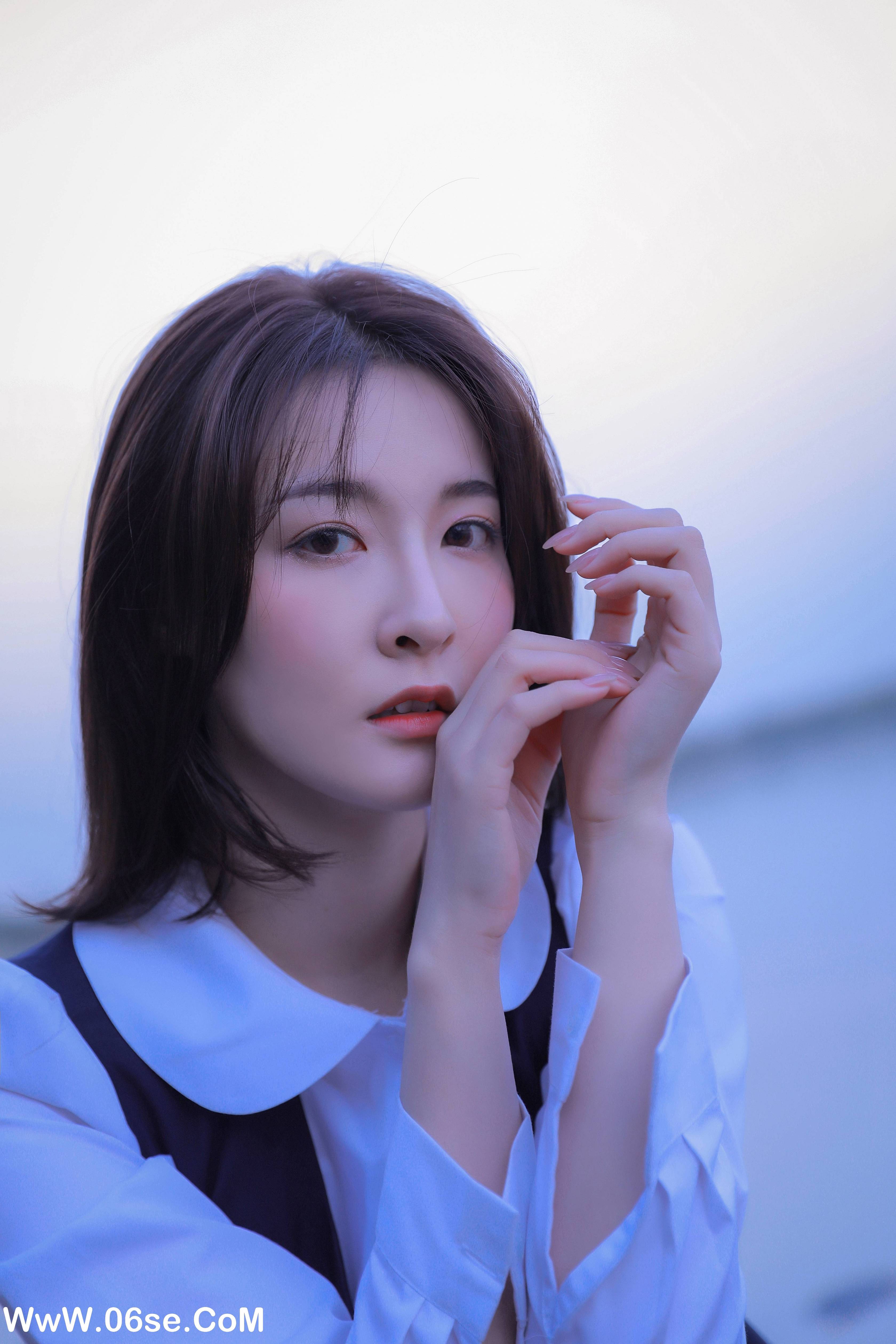 图片[8]-[YITUYU艺图语]2022.06.29 海边JK 君君[20P-294.3M]-六色网