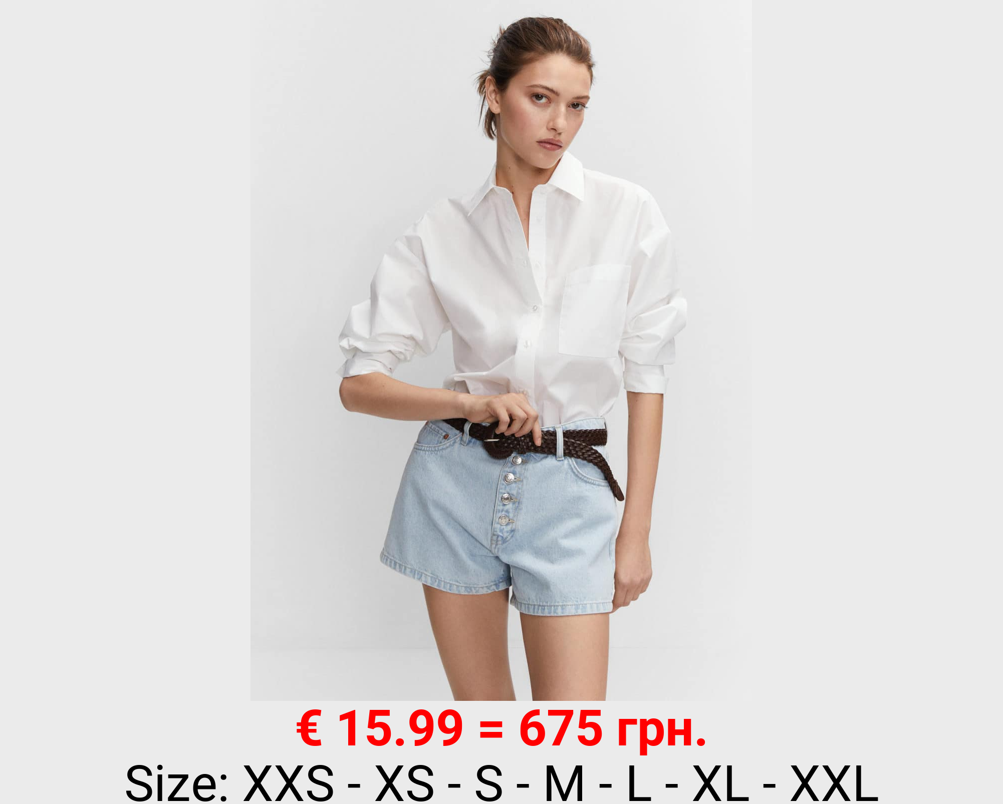 Camisa algodón regular fit