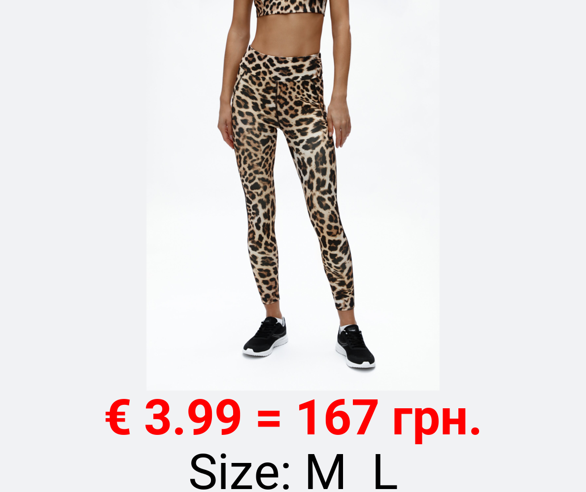 Printed sports leggings